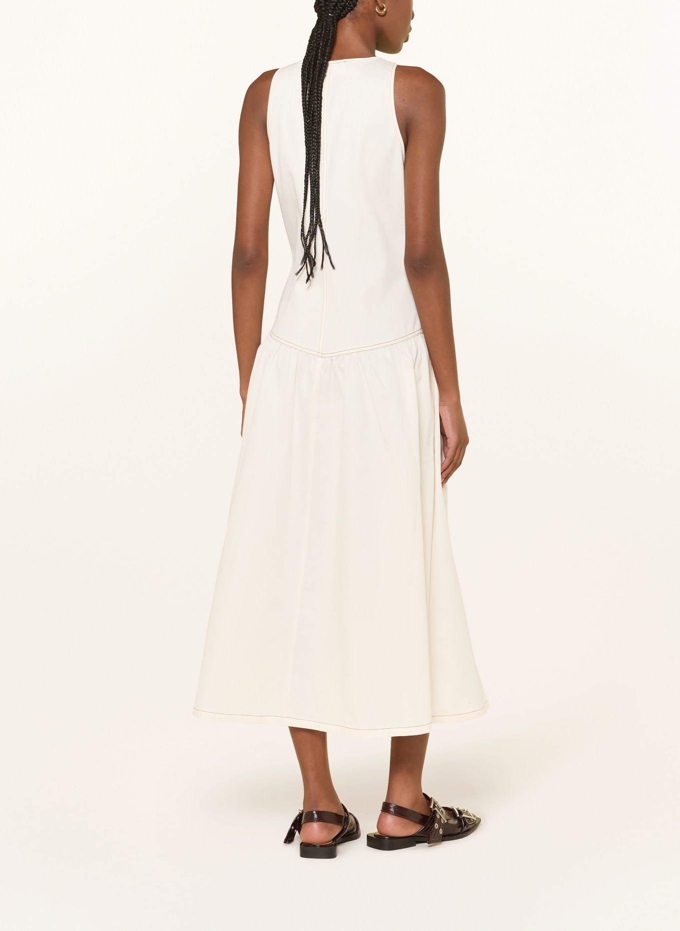 BAUM UND PFERDGARTEN Sukienka ALMINA w stylu jeansowym: ECRU