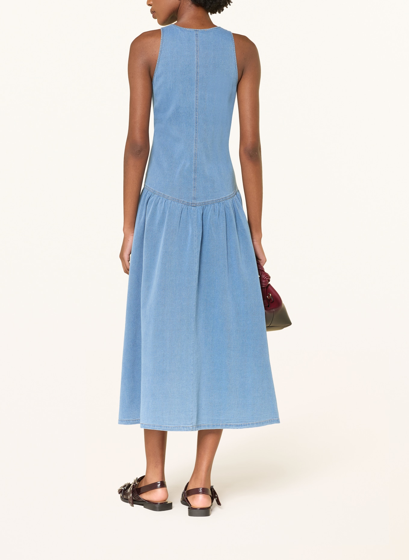 BAUM UND PFERDGARTEN ALMINA dress in denim look: BLUE