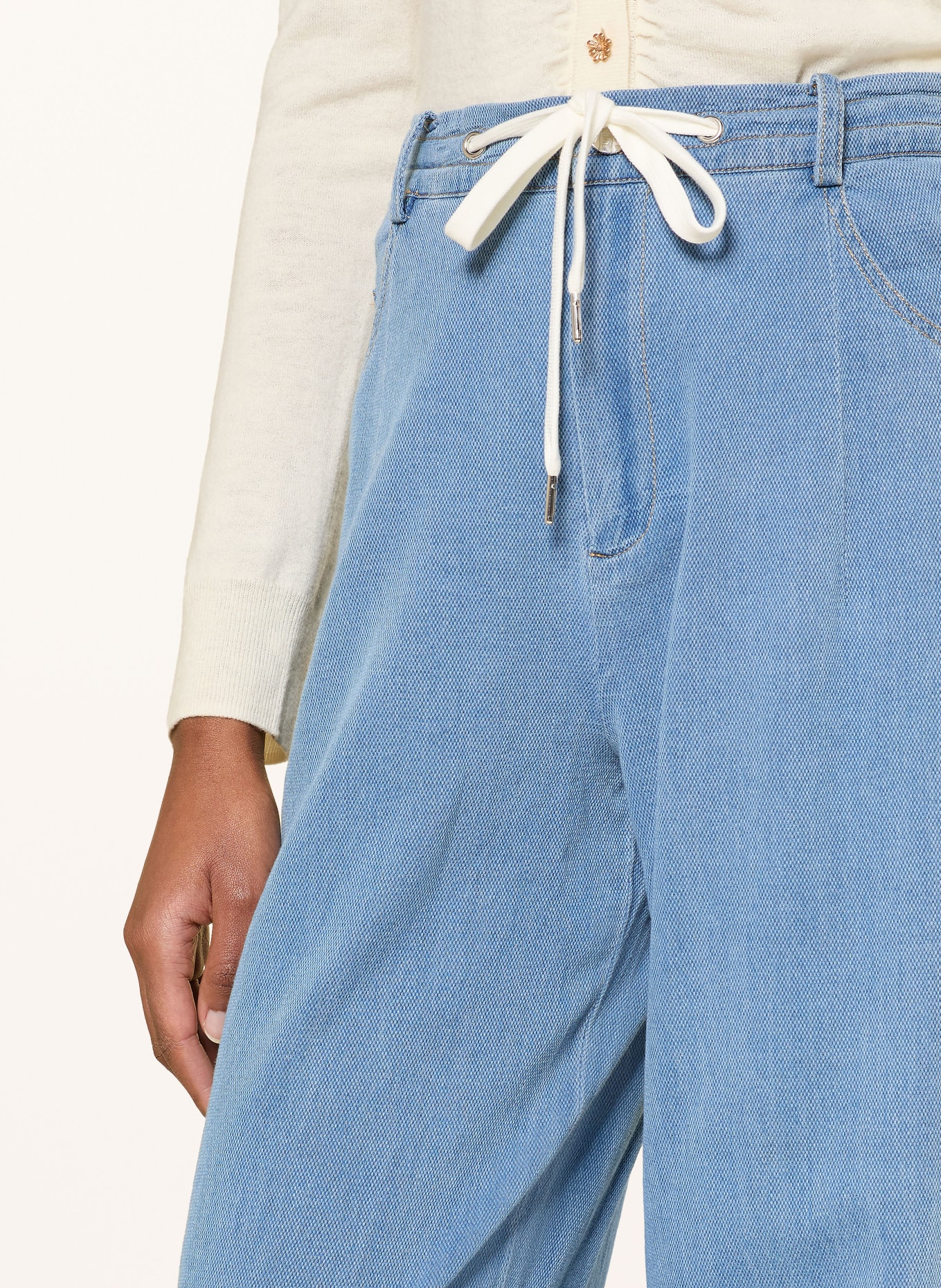 BAUM UND PFERDGARTEN NANNY marlena pants in denim look: BLUE