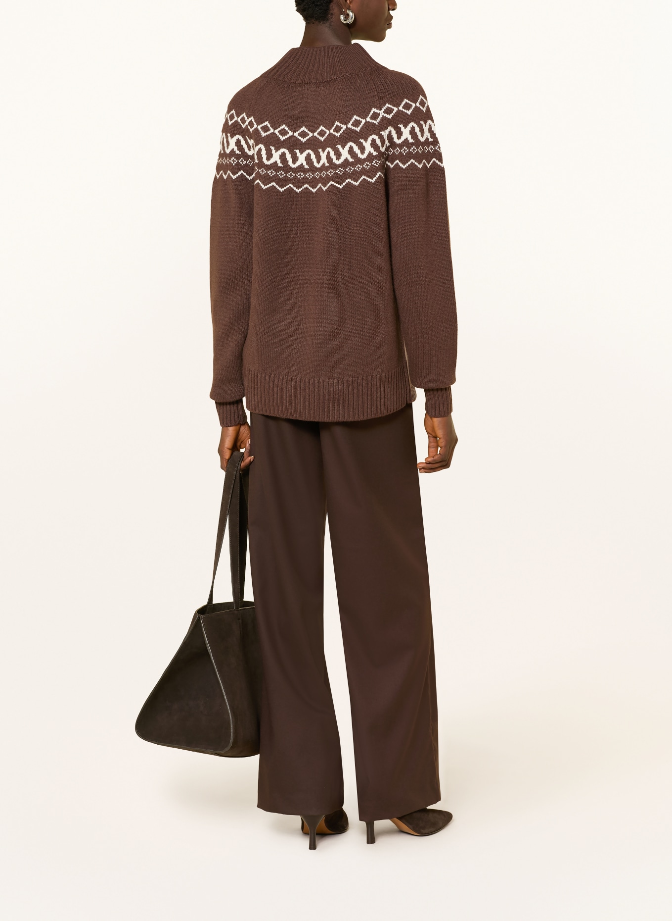 LeGer Studio Pullover HELLEN: DUNKELBRAUN