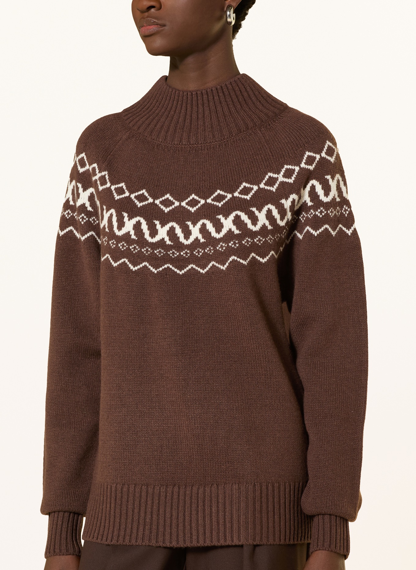 LeGer Studio Pullover HELLEN: DUNKELBRAUN