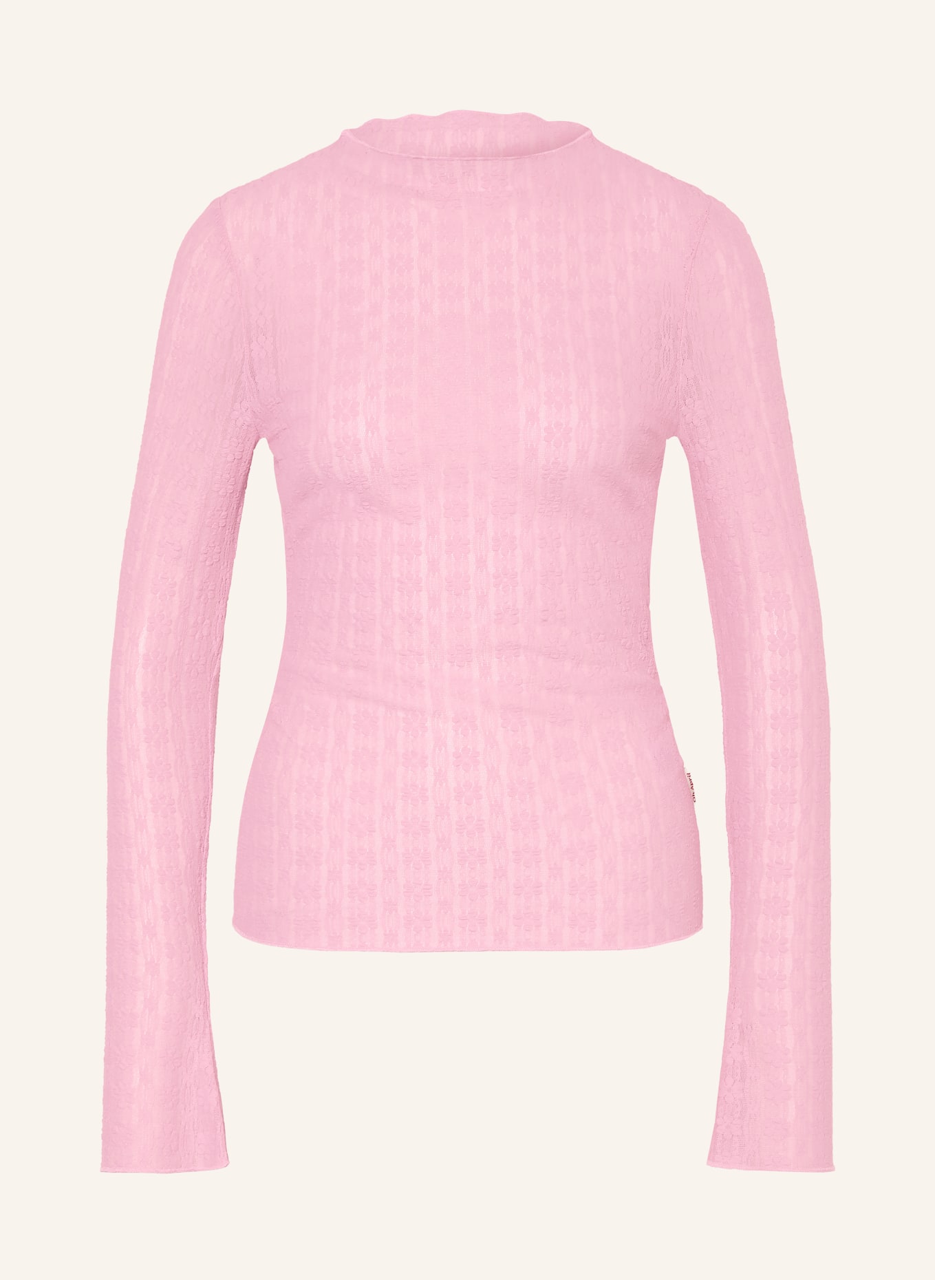 OH APRIL Longsleeve ZAHARA aus Spitze: ROSA
