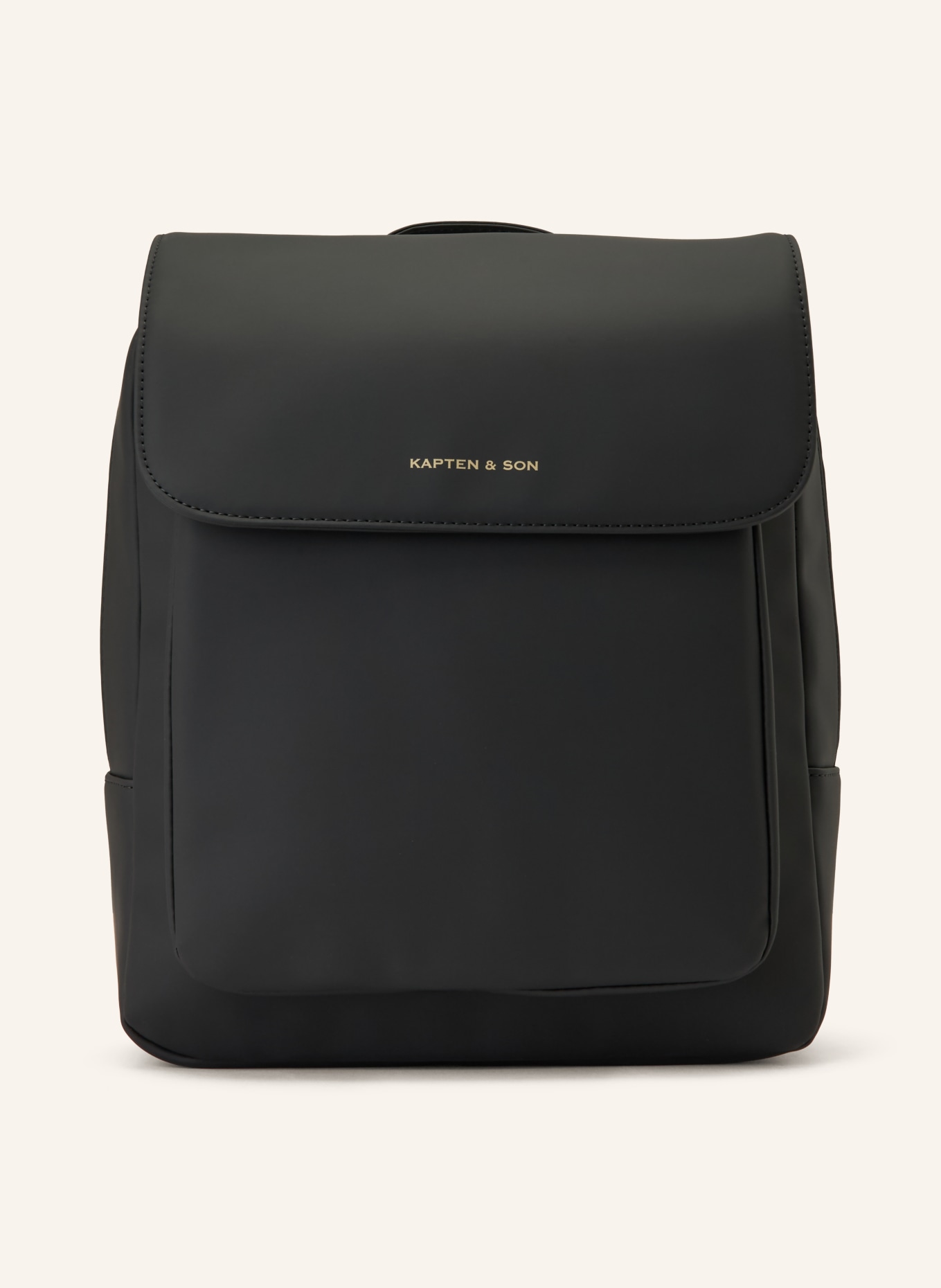 KAPTEN & SON TROMSO 9 L Backpack: BLACK / GOLD