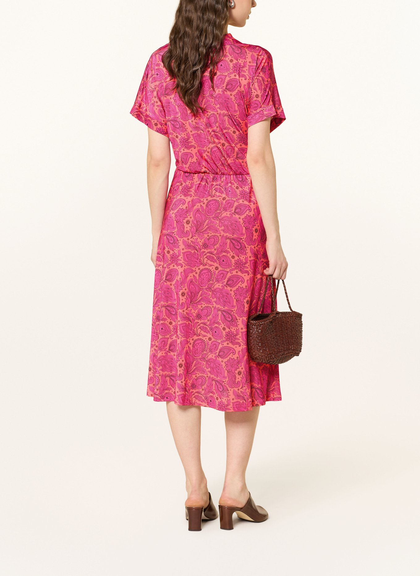 marivie Kleid PURE! in Wickeloptik: NEONORANGE / PINK