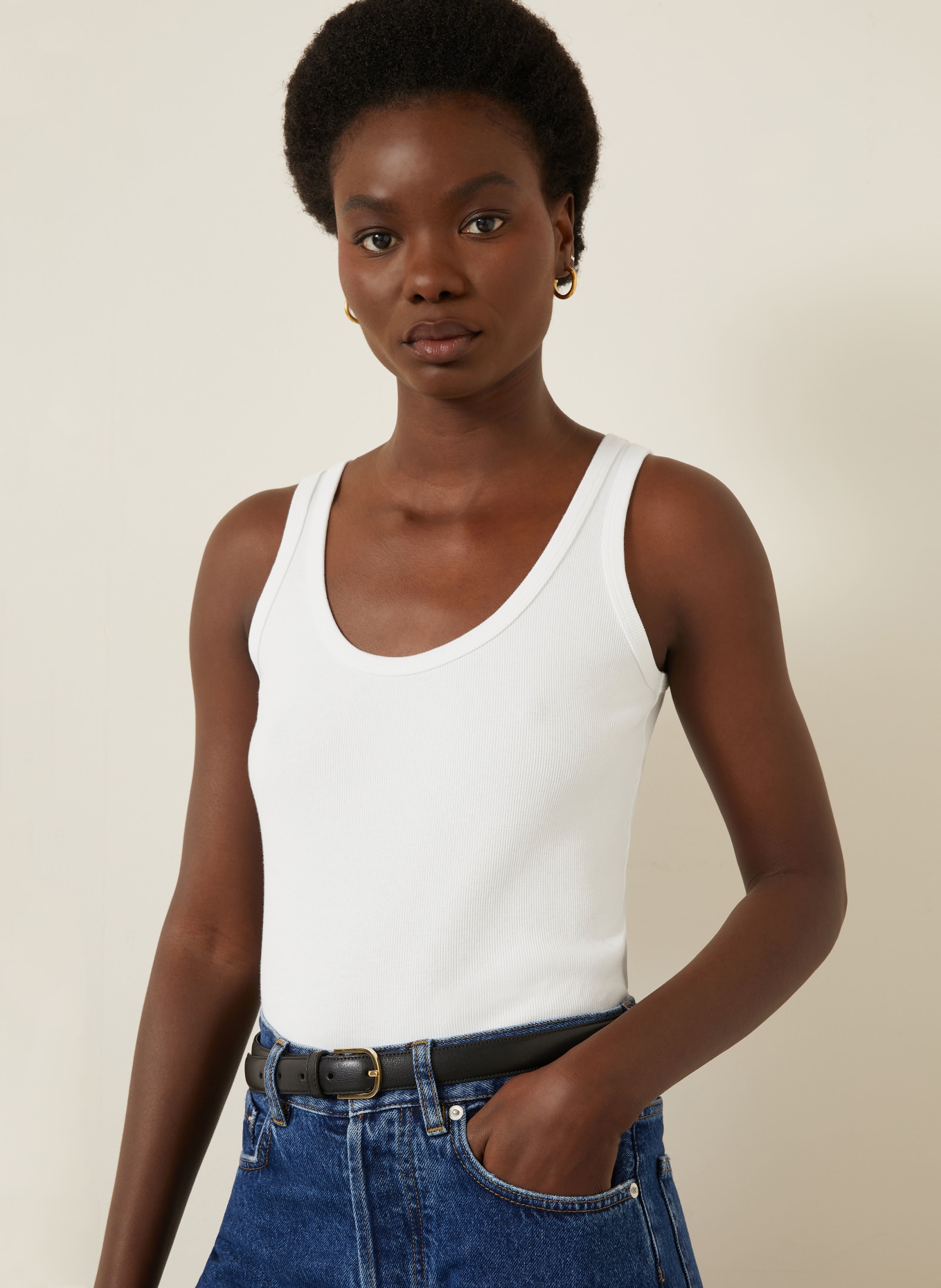 IRIS von ARNIM Top NIVA: WEISS