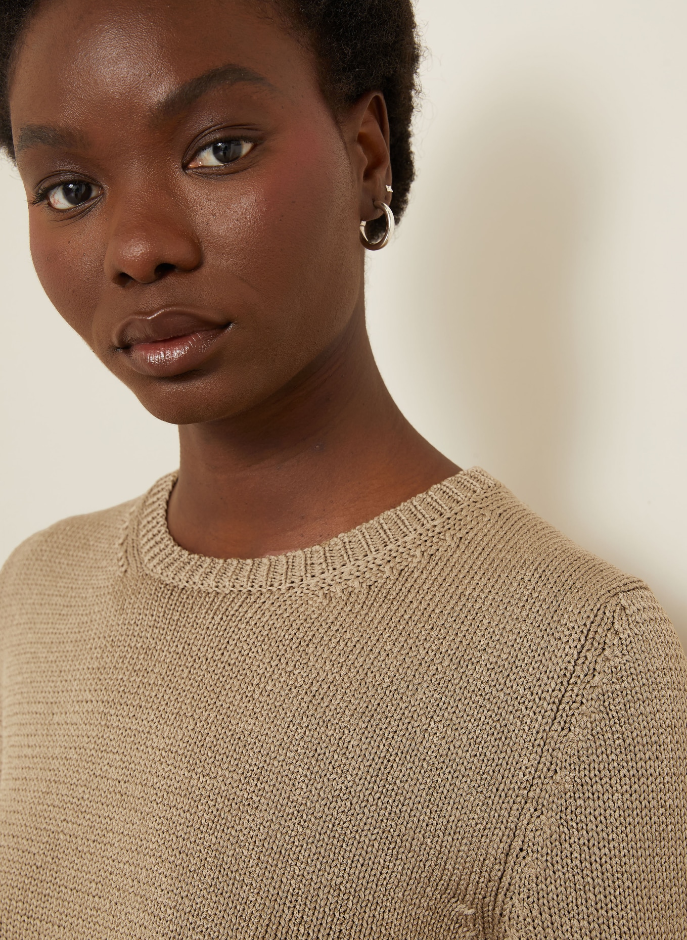 IRIS von ARNIM T-shirt en maille BARI: KAKI