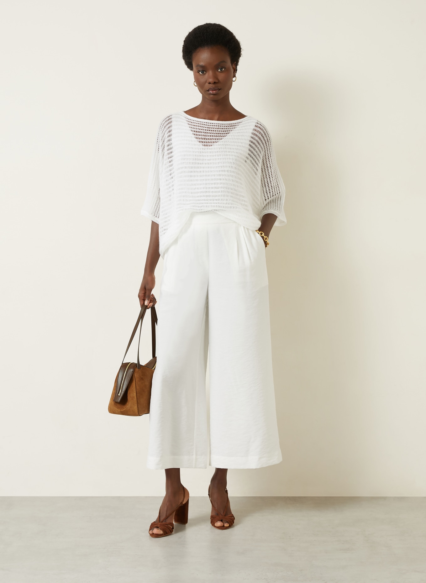 IRIS von ARNIM Strickshirt MIREVA: WEISS