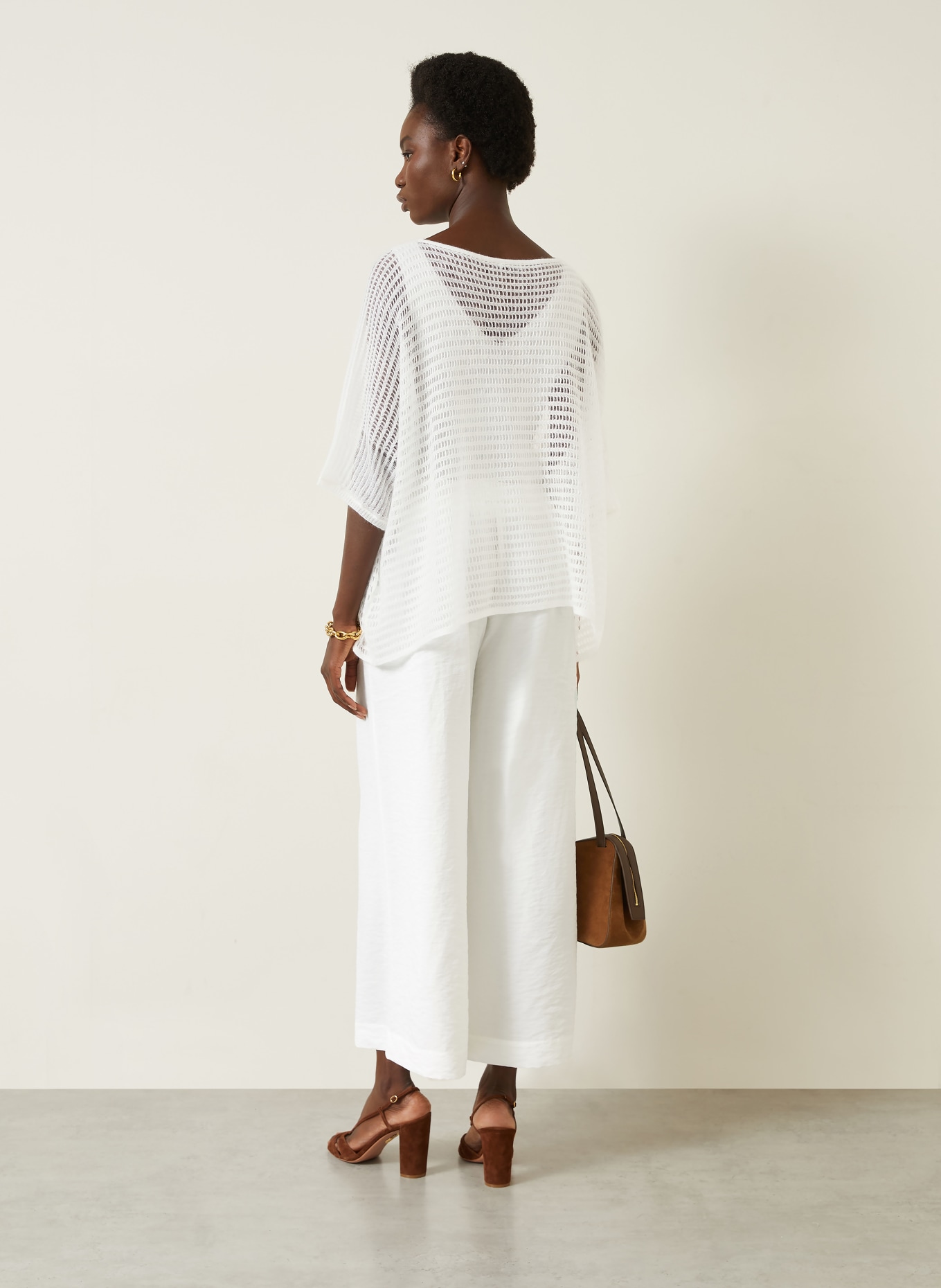 IRIS von ARNIM Strickshirt MIREVA: WEISS