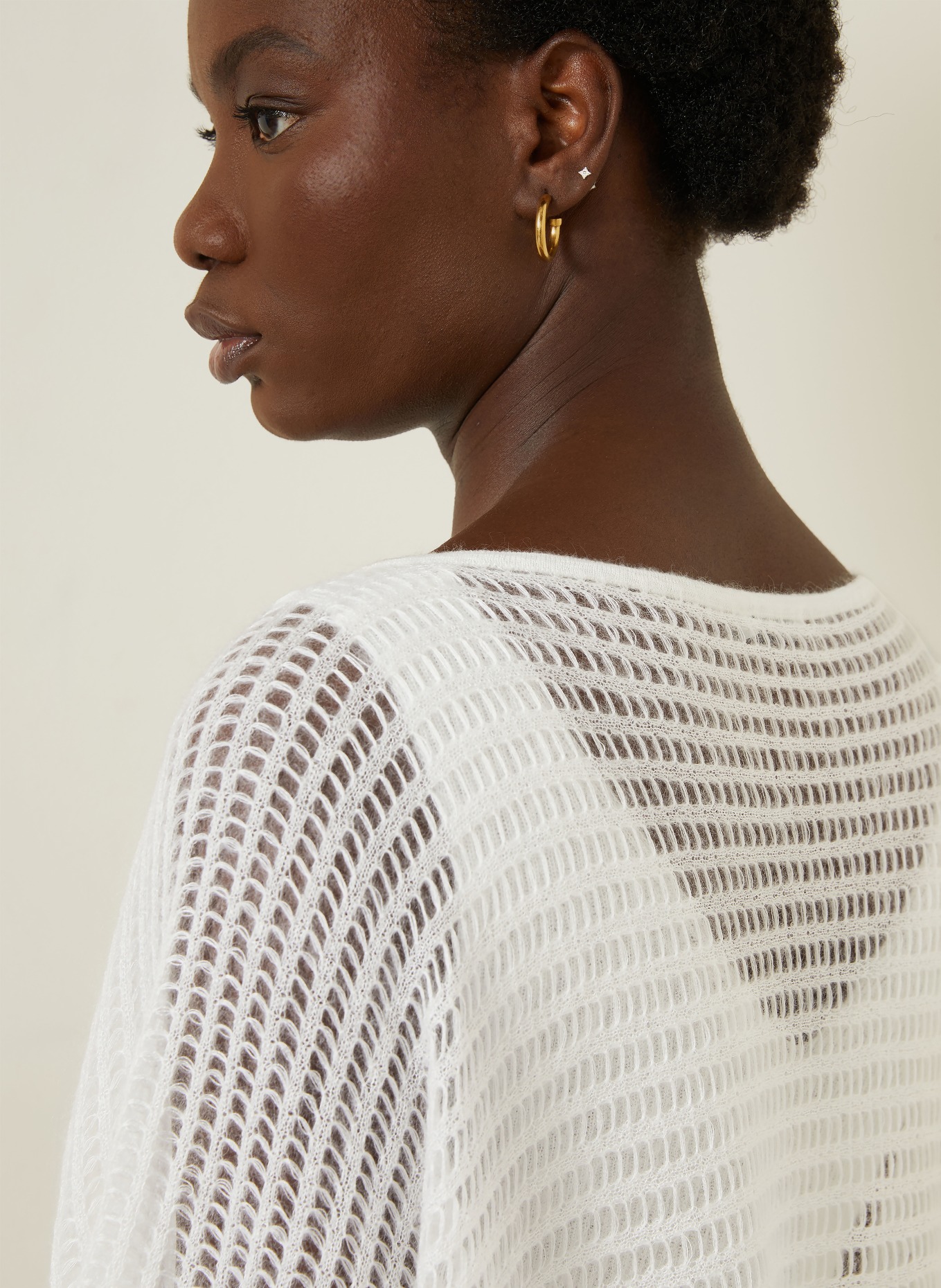 IRIS von ARNIM Strickshirt MIREVA: WEISS