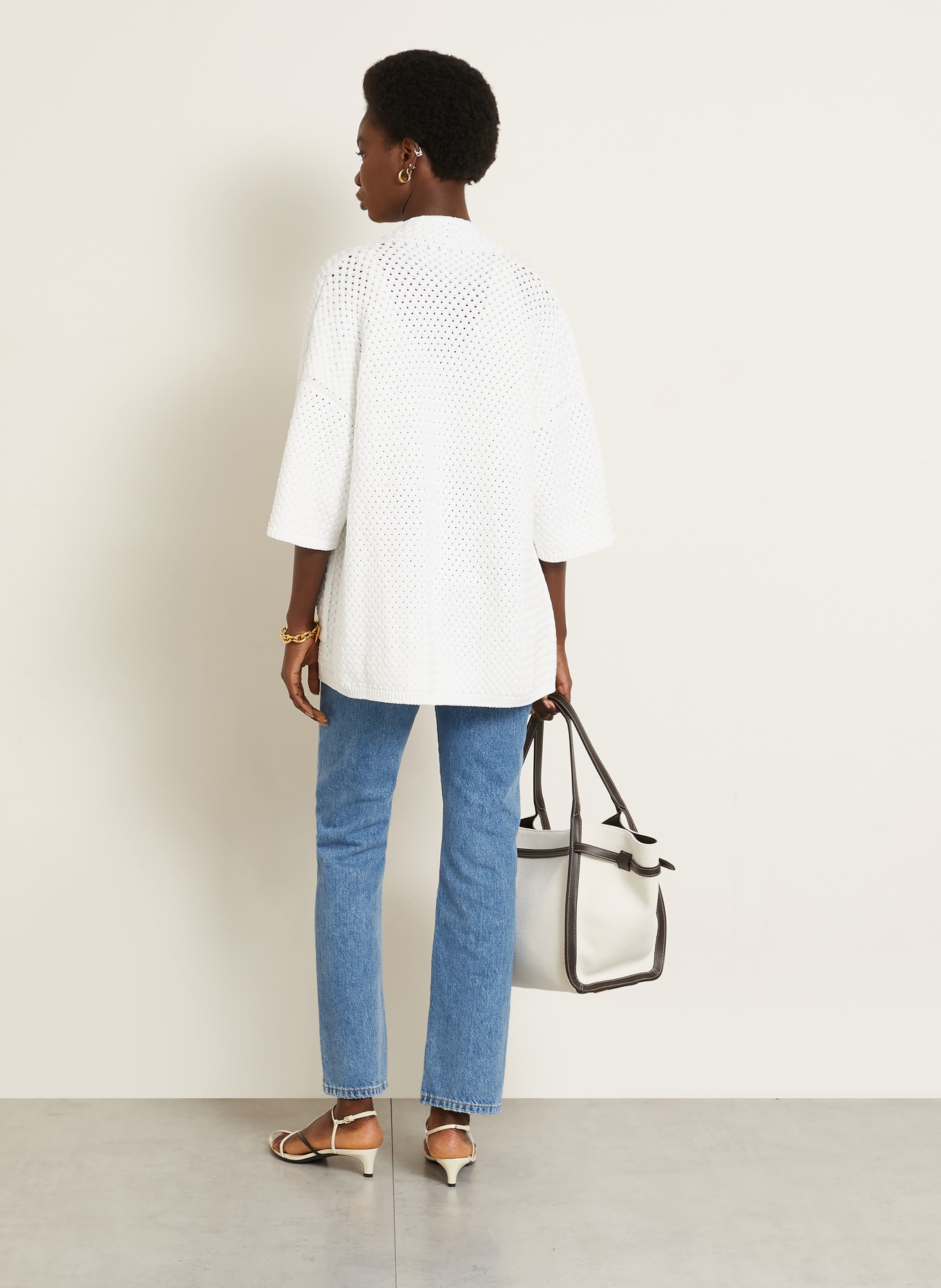 IRIS von ARNIM Gebreid shirt MIREVA: TAUPE