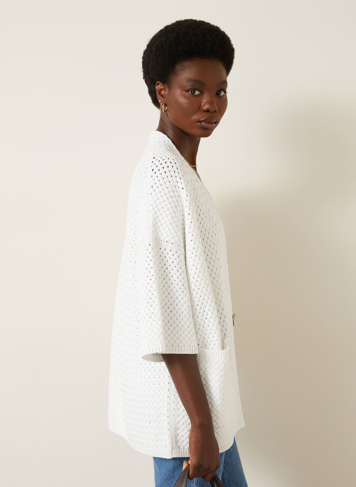 IRIS von ARNIM Gebreid shirt MIREVA: TAUPE