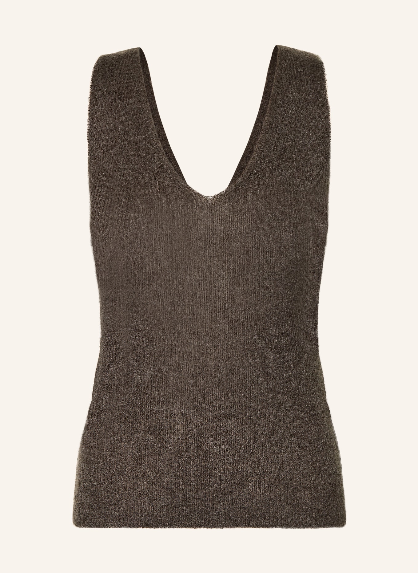 IRIS von ARNIM Stricktop MARBELLA mit: TAUPE