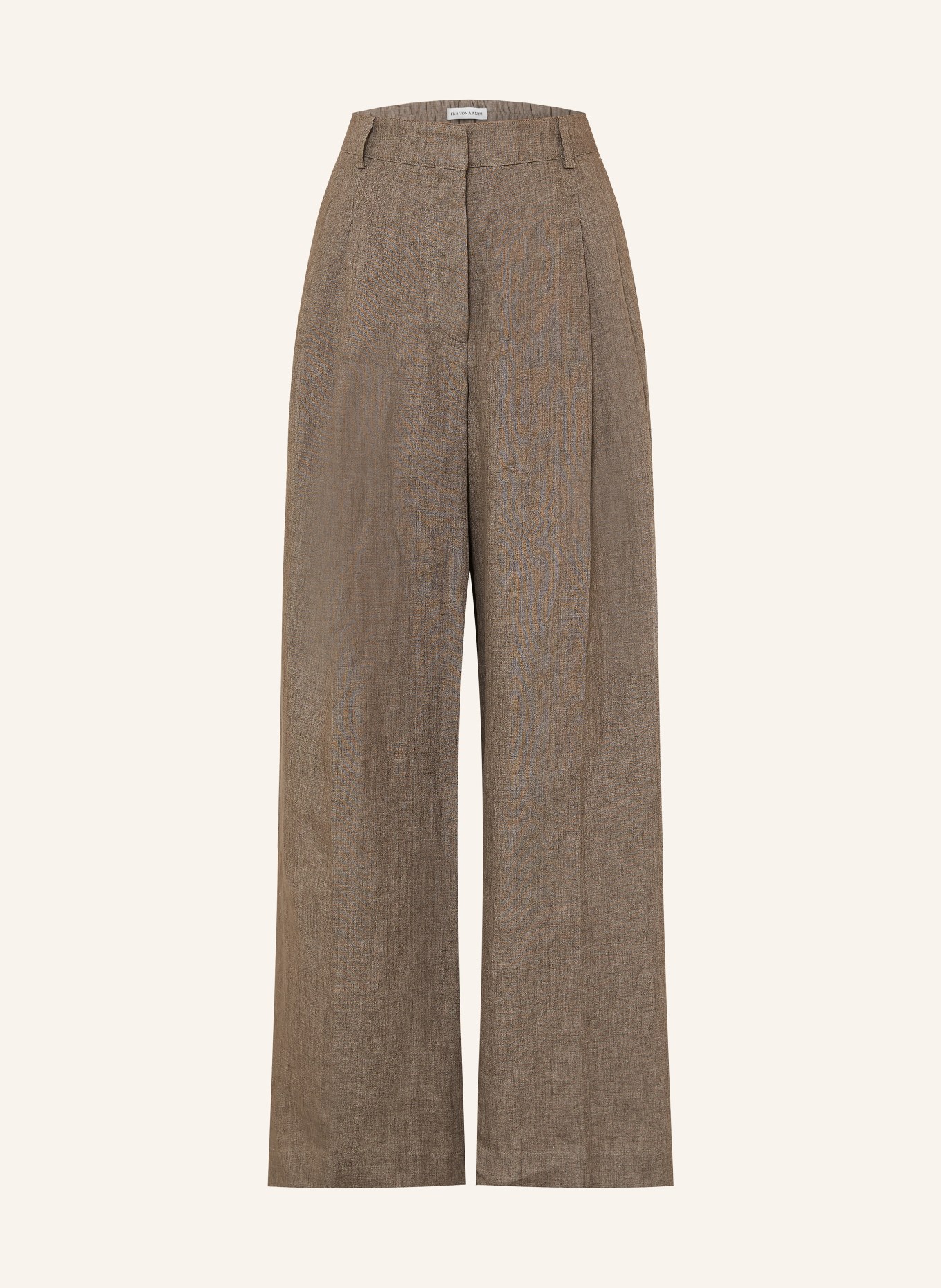 IRIS von ARNIM Marlenehose SANTORINI aus Leinen: TAUPE
