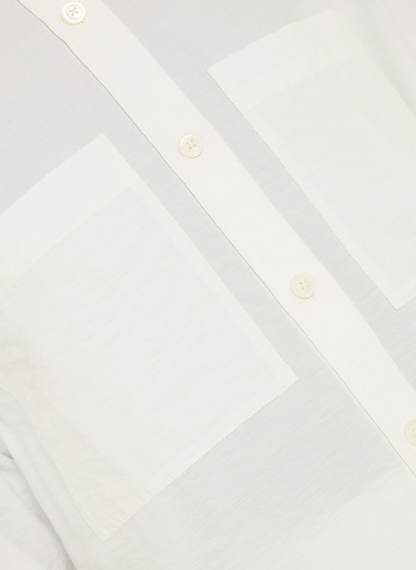 IRIS von ARNIM Chemisier NEMESIA CRASHED en soie: BLANC