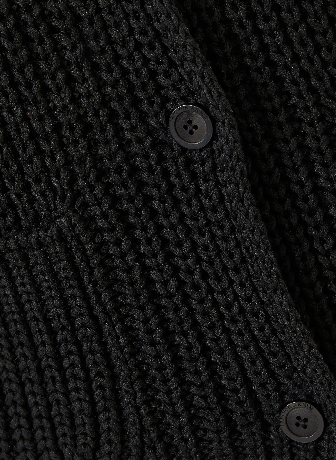 IRIS von ARNIM Vest ALIVA met zijde en linnen: ZWART