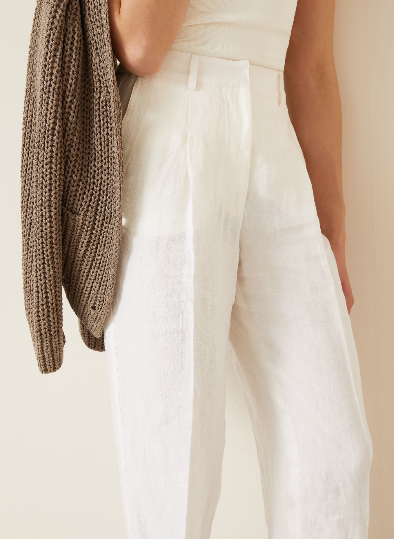 IRIS von ARNIM Linnen broek SAYULITA PS: WIT