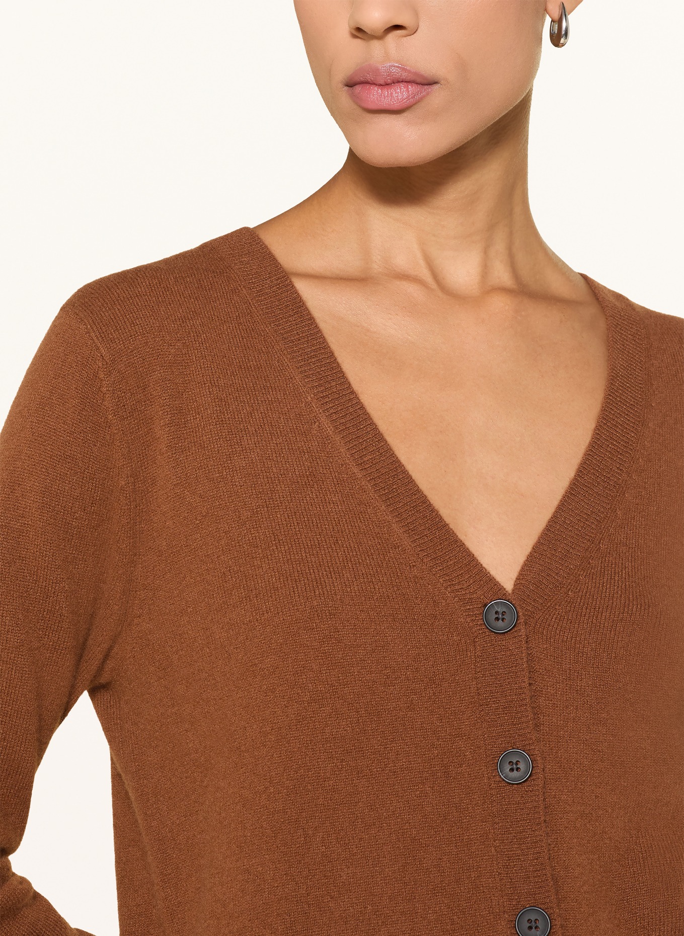 darling harbour Kasjmier vest: TOFFEE