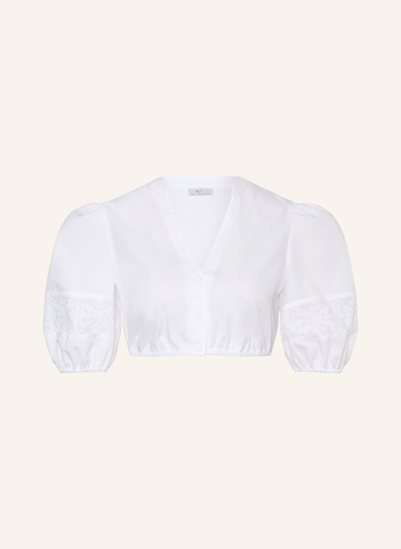 WALDORFF Dirndlbluse: WEISS
