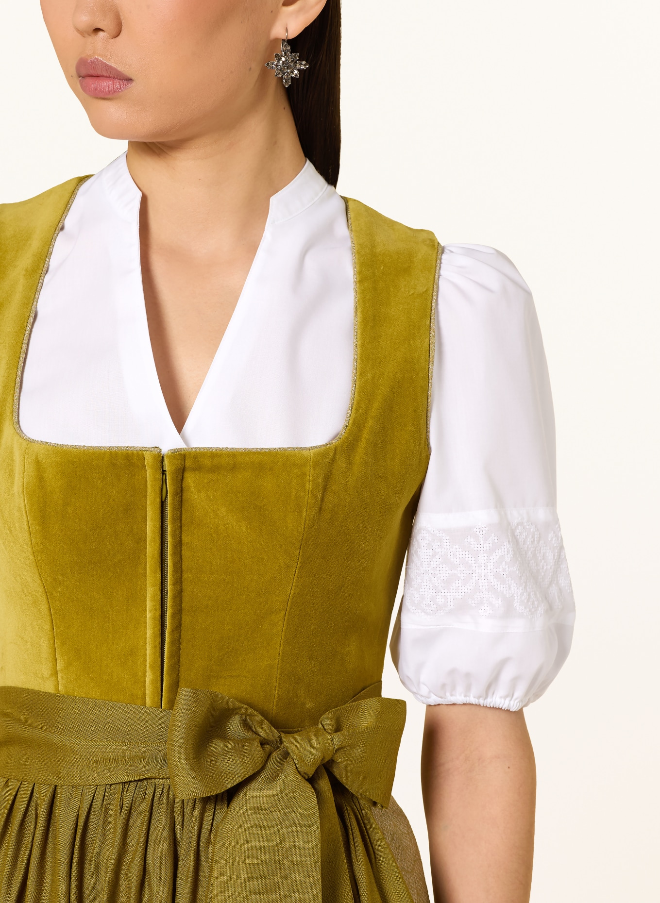 WALDORFF Dirndlbluse: WEISS