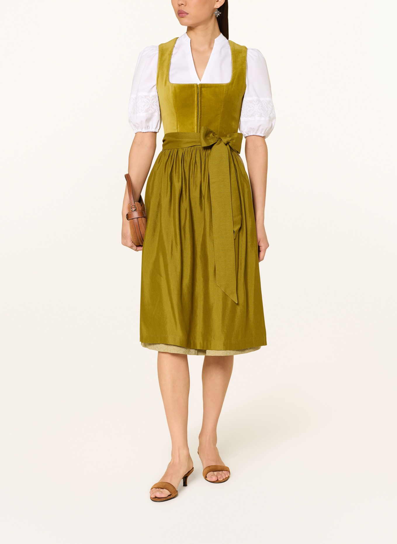 WALDORFF Dirndlbluse: WEISS