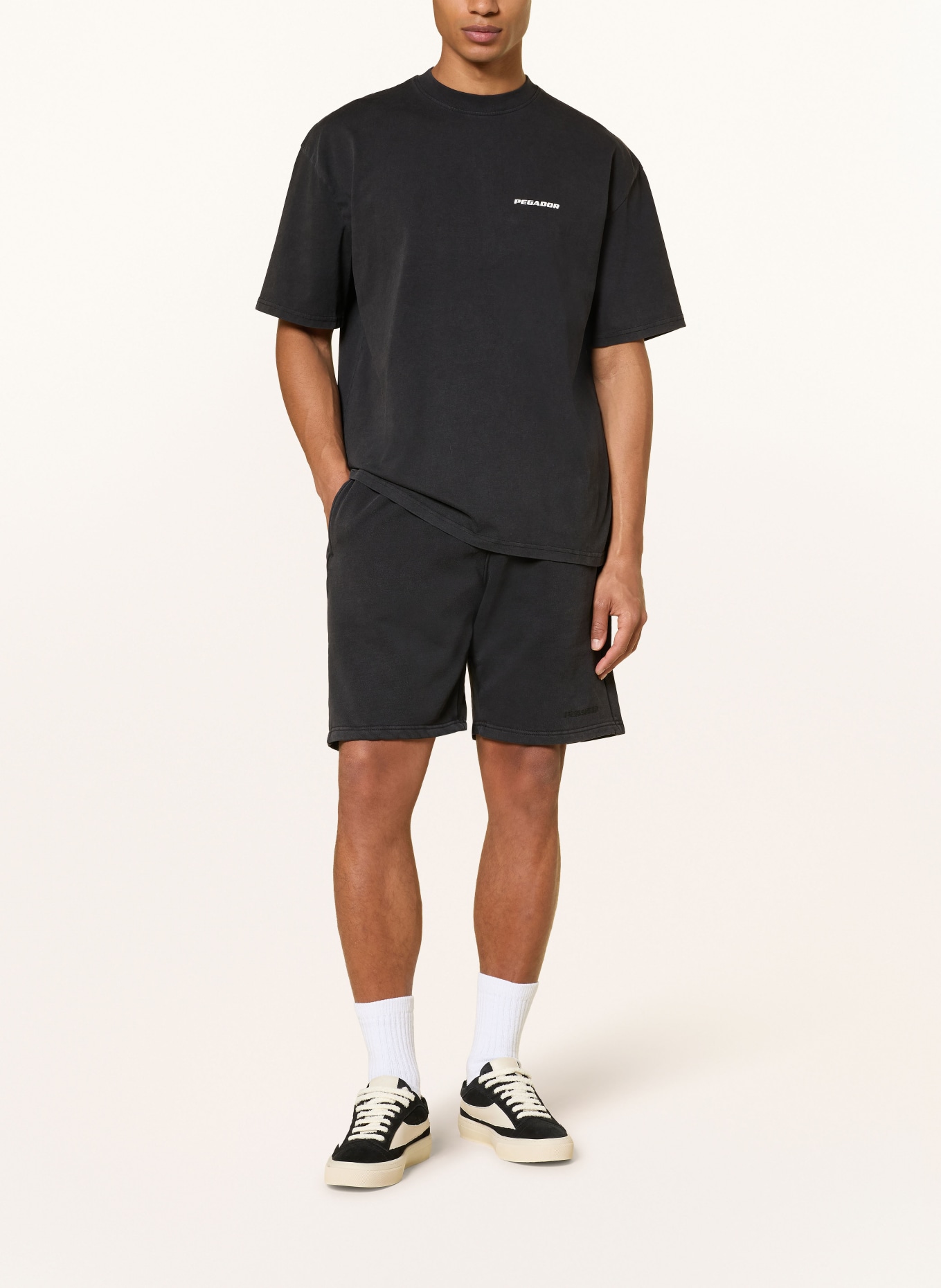 PEGADOR Chemise oversize BOVEC: NOIR