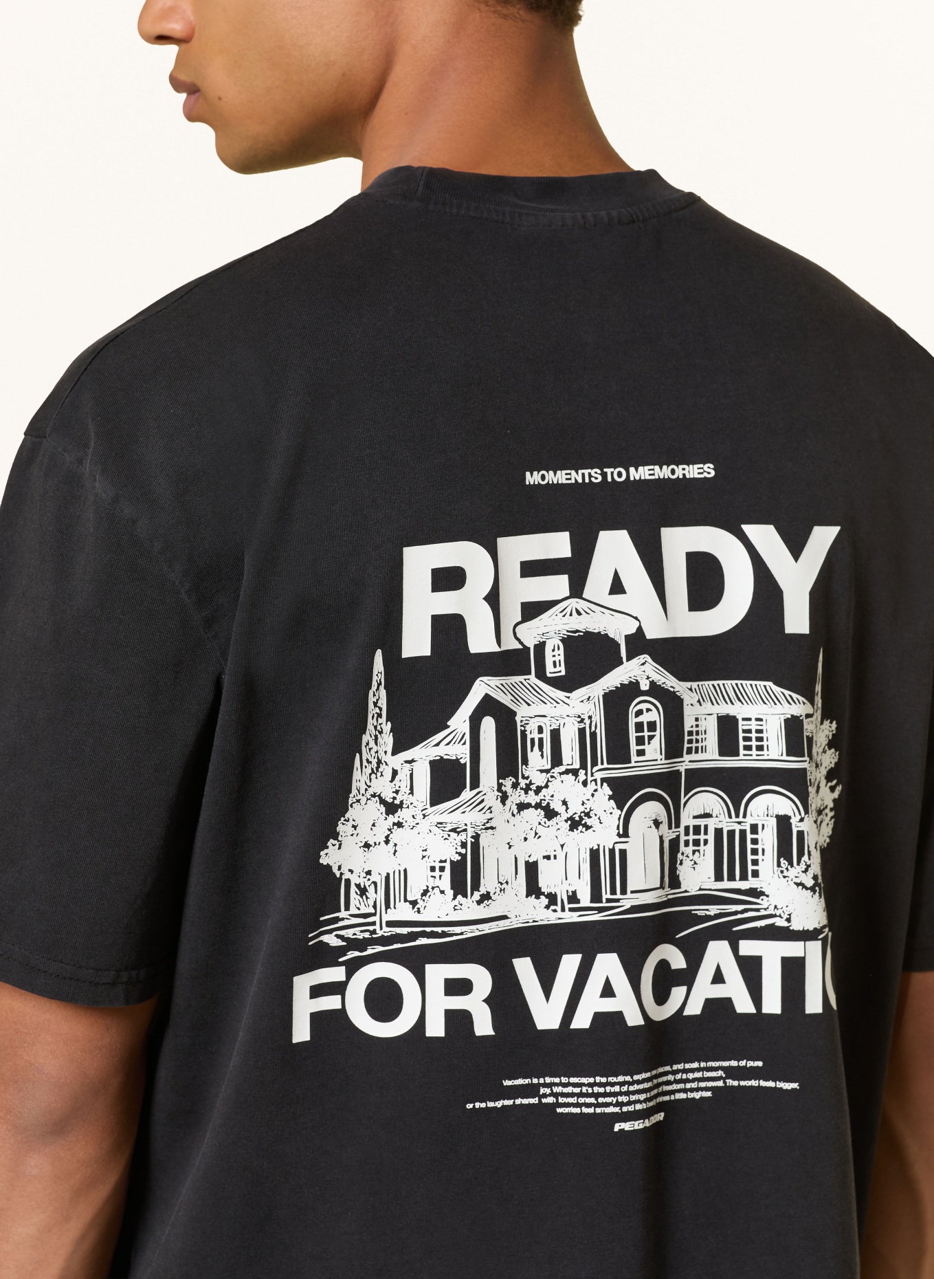 PEGADOR Chemise oversize BOVEC: NOIR