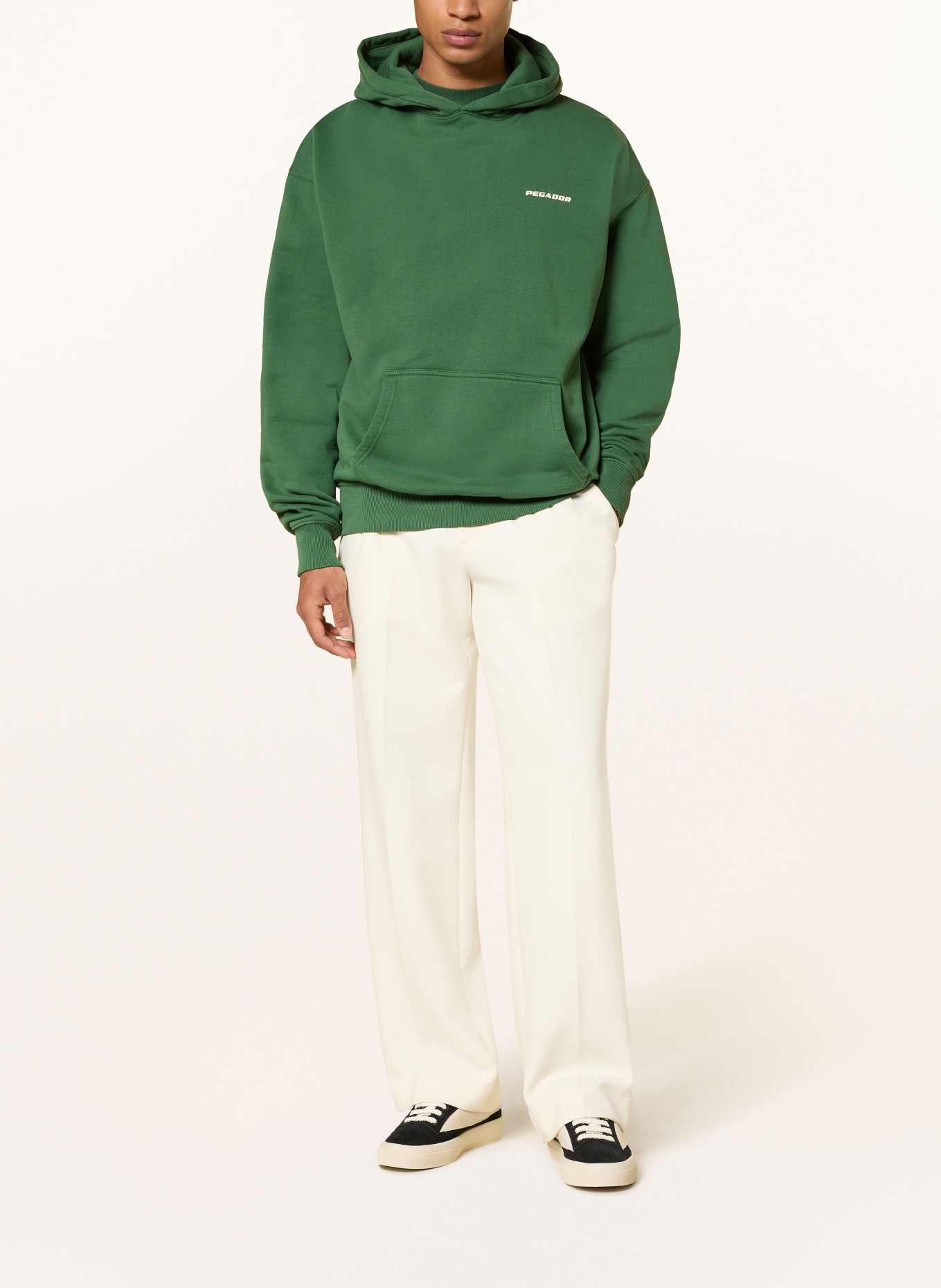 PEGADOR Oversized-Hoodie: GRÜN