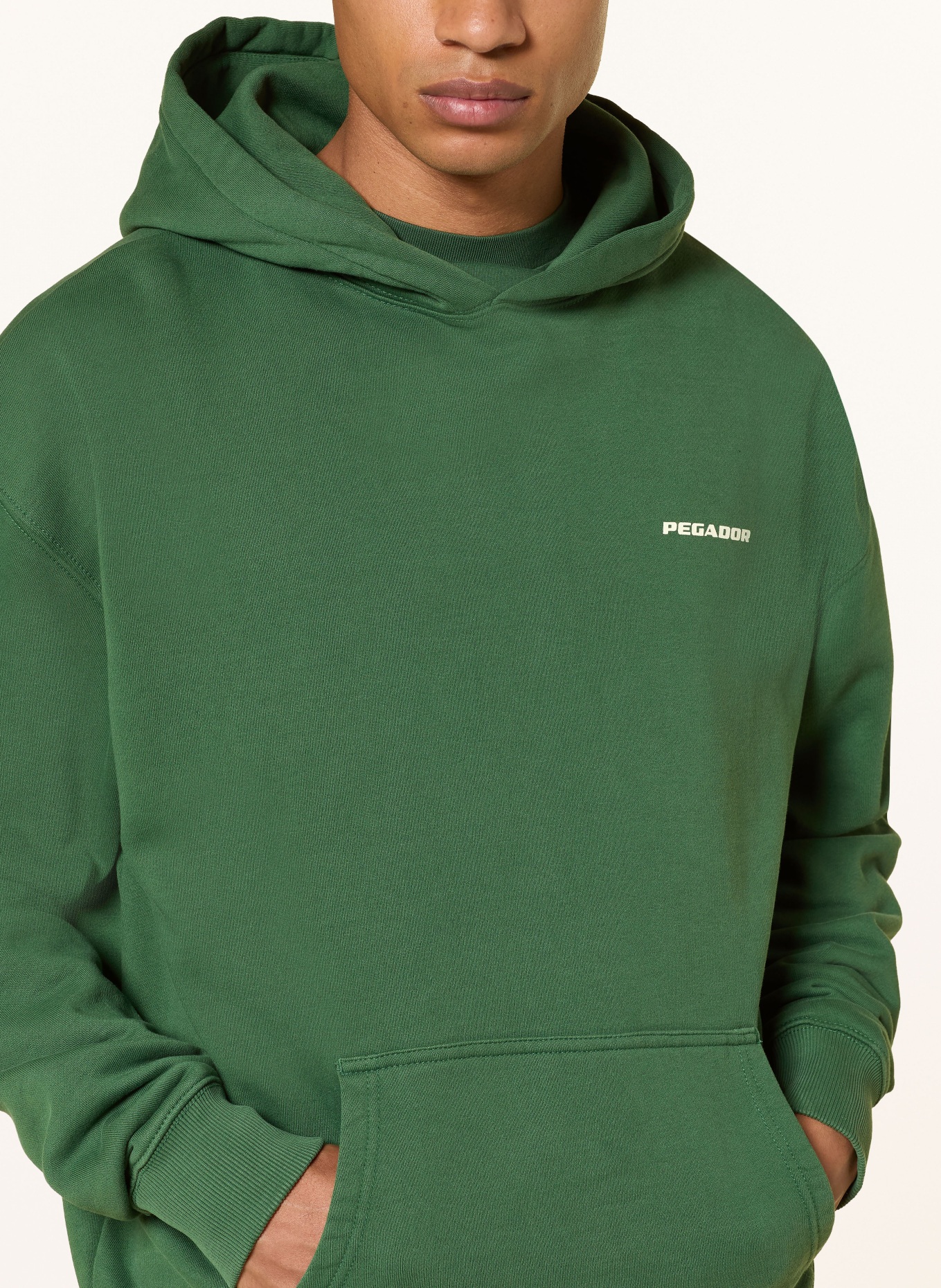 PEGADOR Oversized-Hoodie: GRÜN