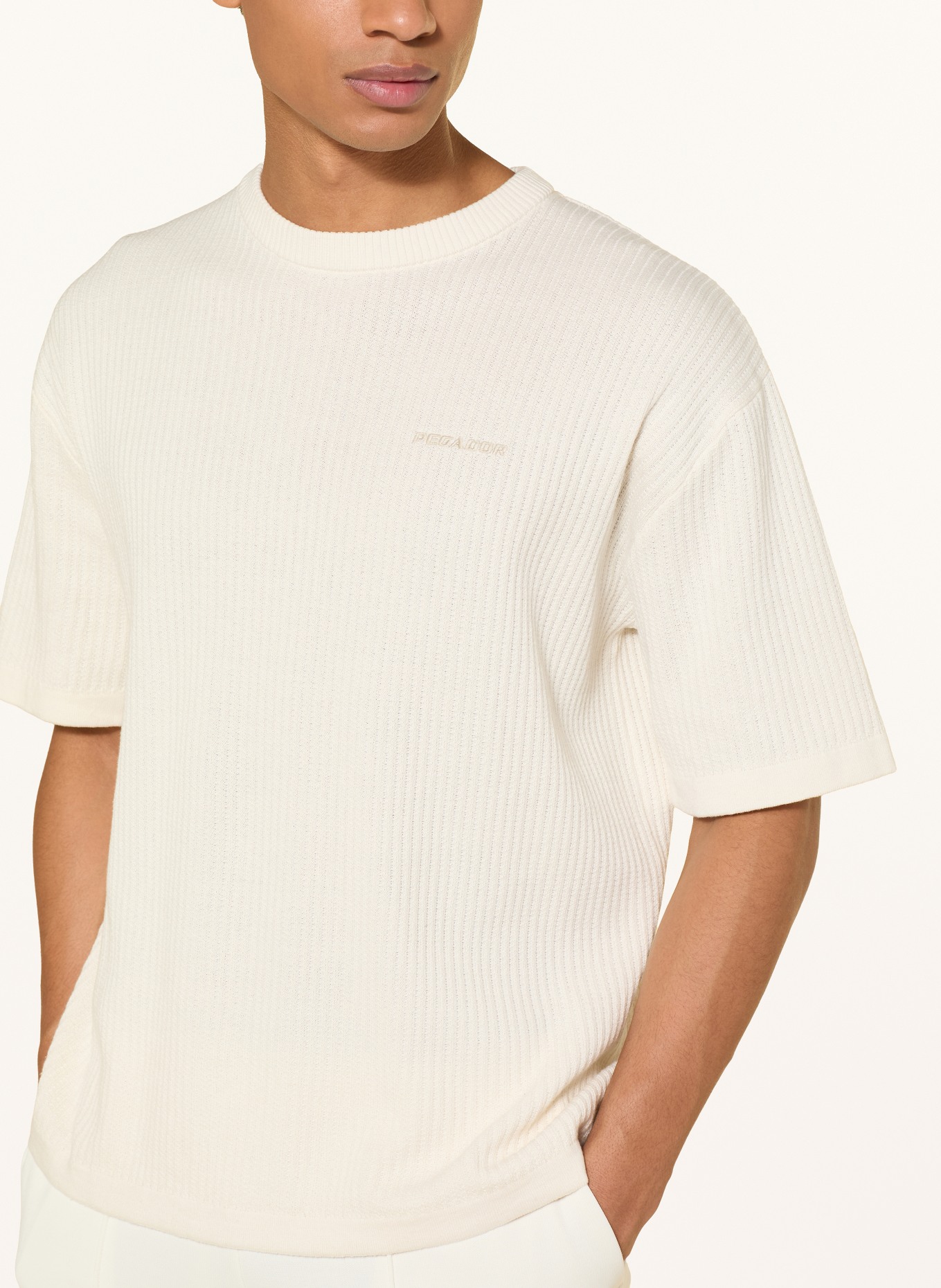 PEGADOR Strickshirt STON: CREME