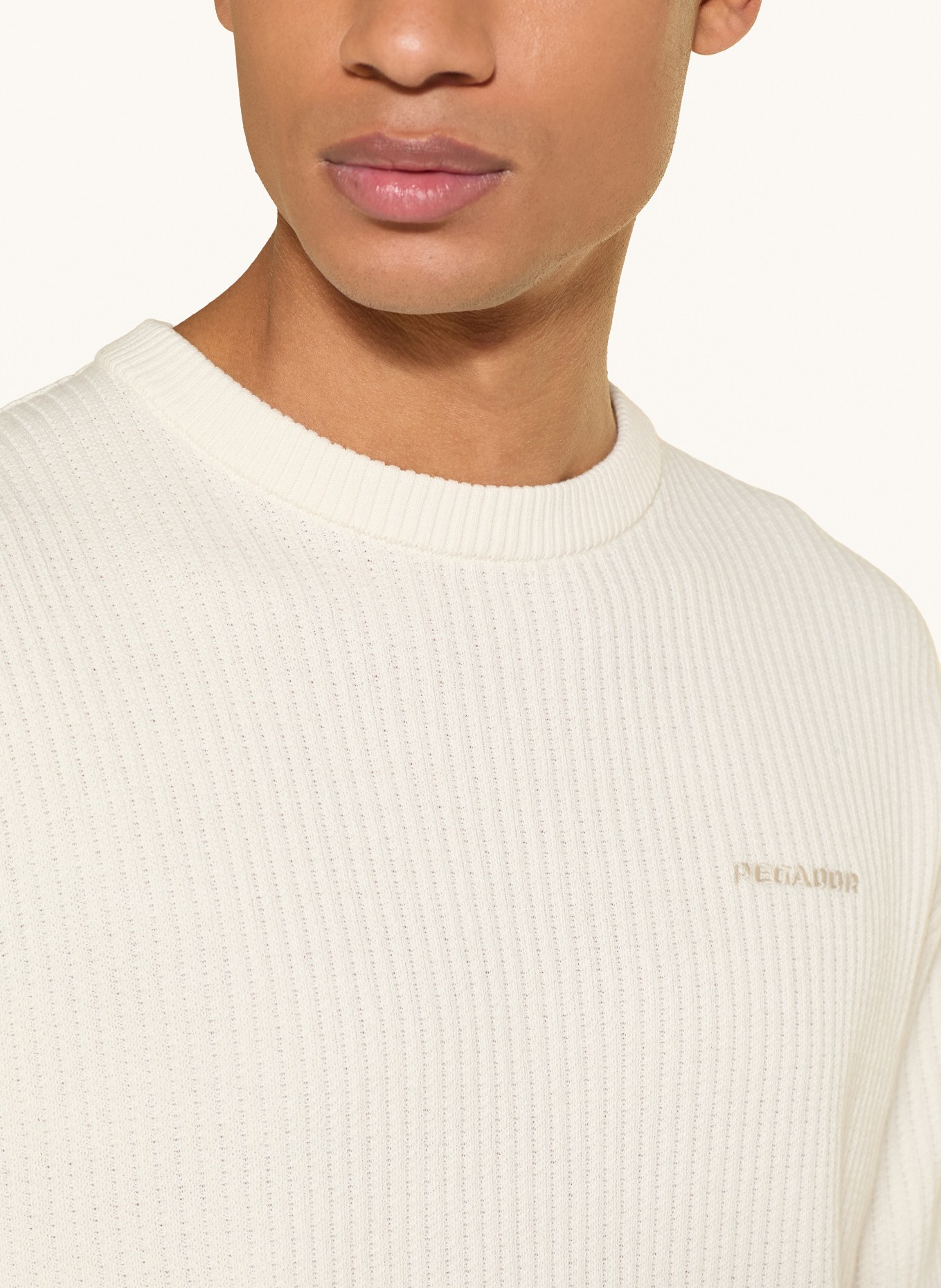 PEGADOR Strickshirt STON: CREME