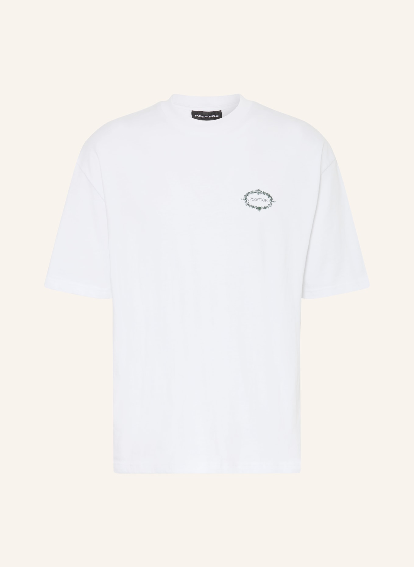 PEGADOR Oversized-Shirt REINE: WEISS