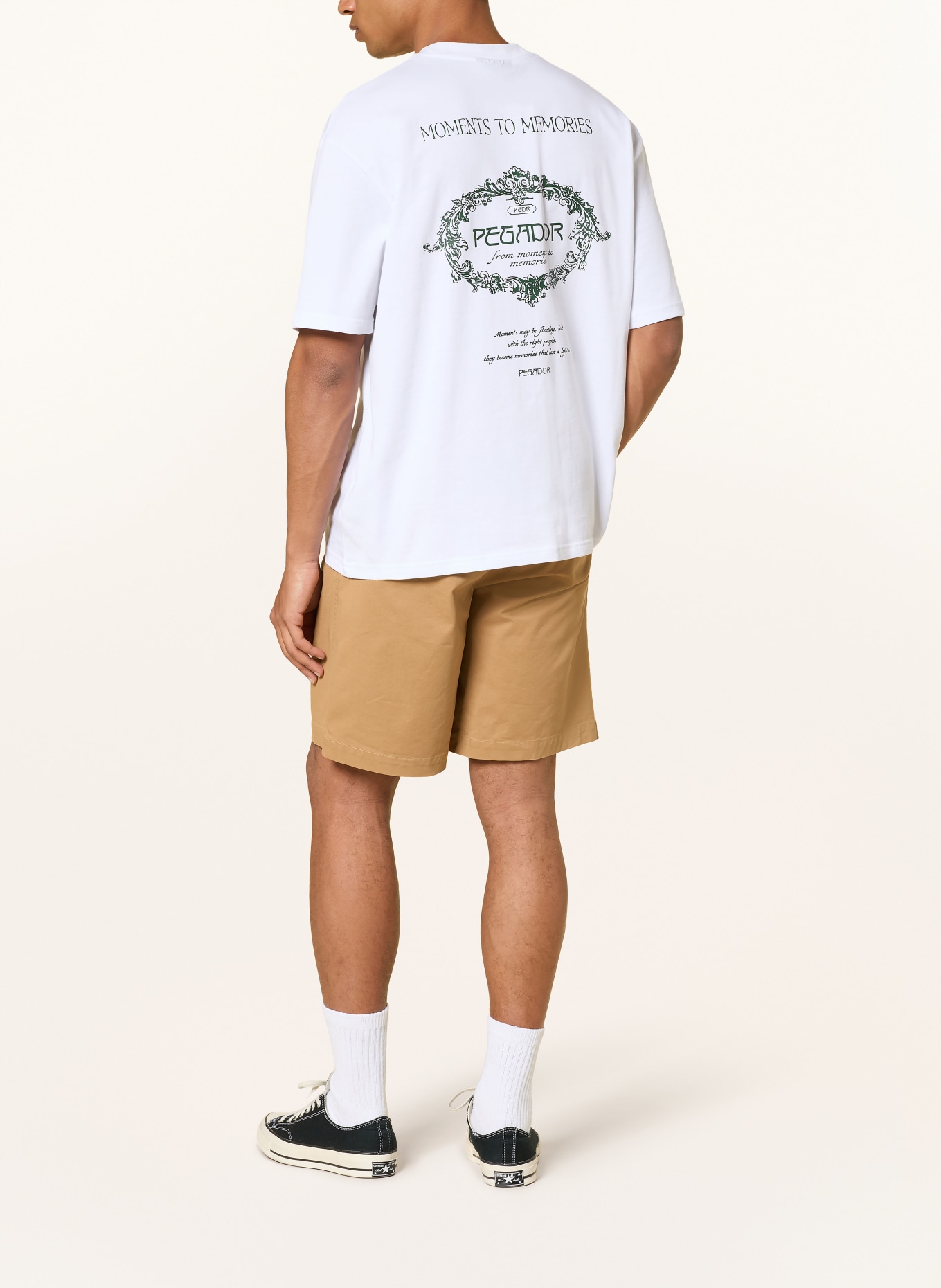 PEGADOR Oversized-Shirt REINE: WEISS