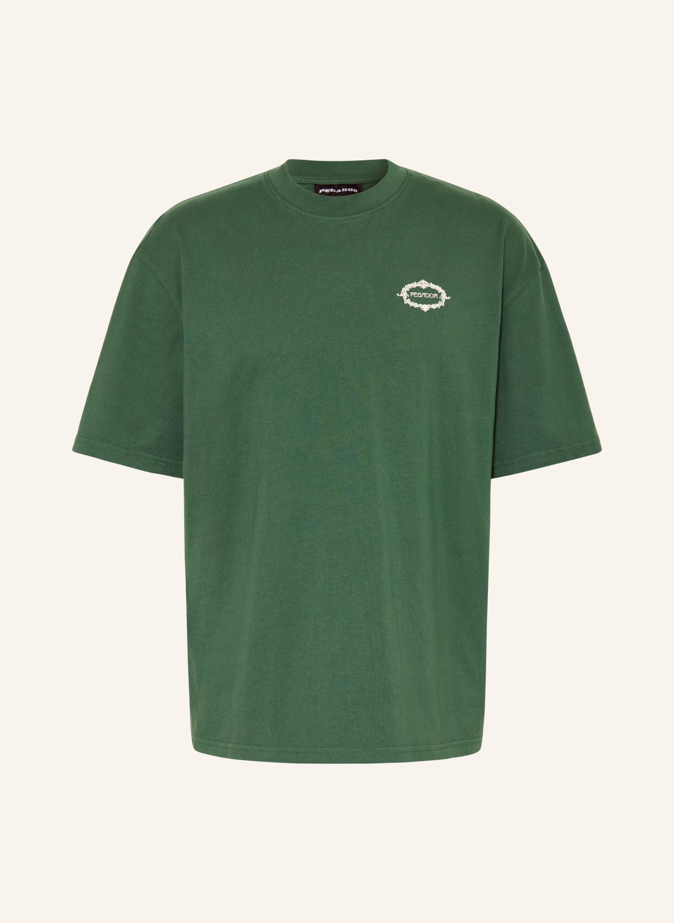 PEGADOR Oversized-Shirt REINE: GRÜN