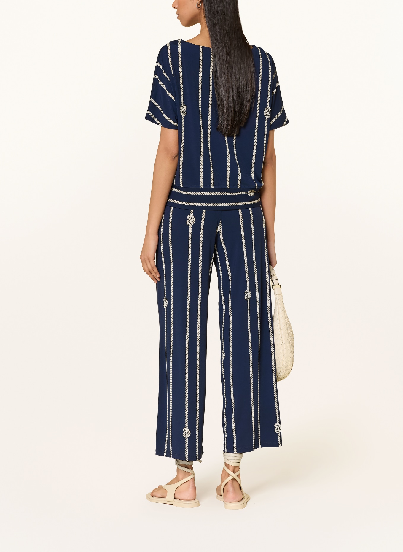 Miss Lagotte Spódnico-spodnie: GRANATOWY / BEŻOWY