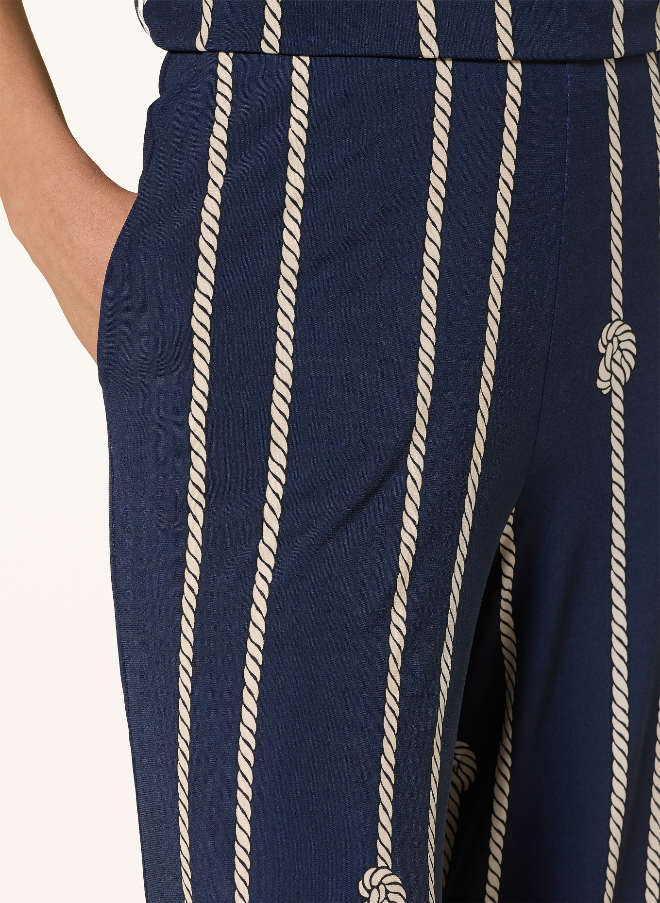 Miss Lagotte Spódnico-spodnie: GRANATOWY / BEŻOWY