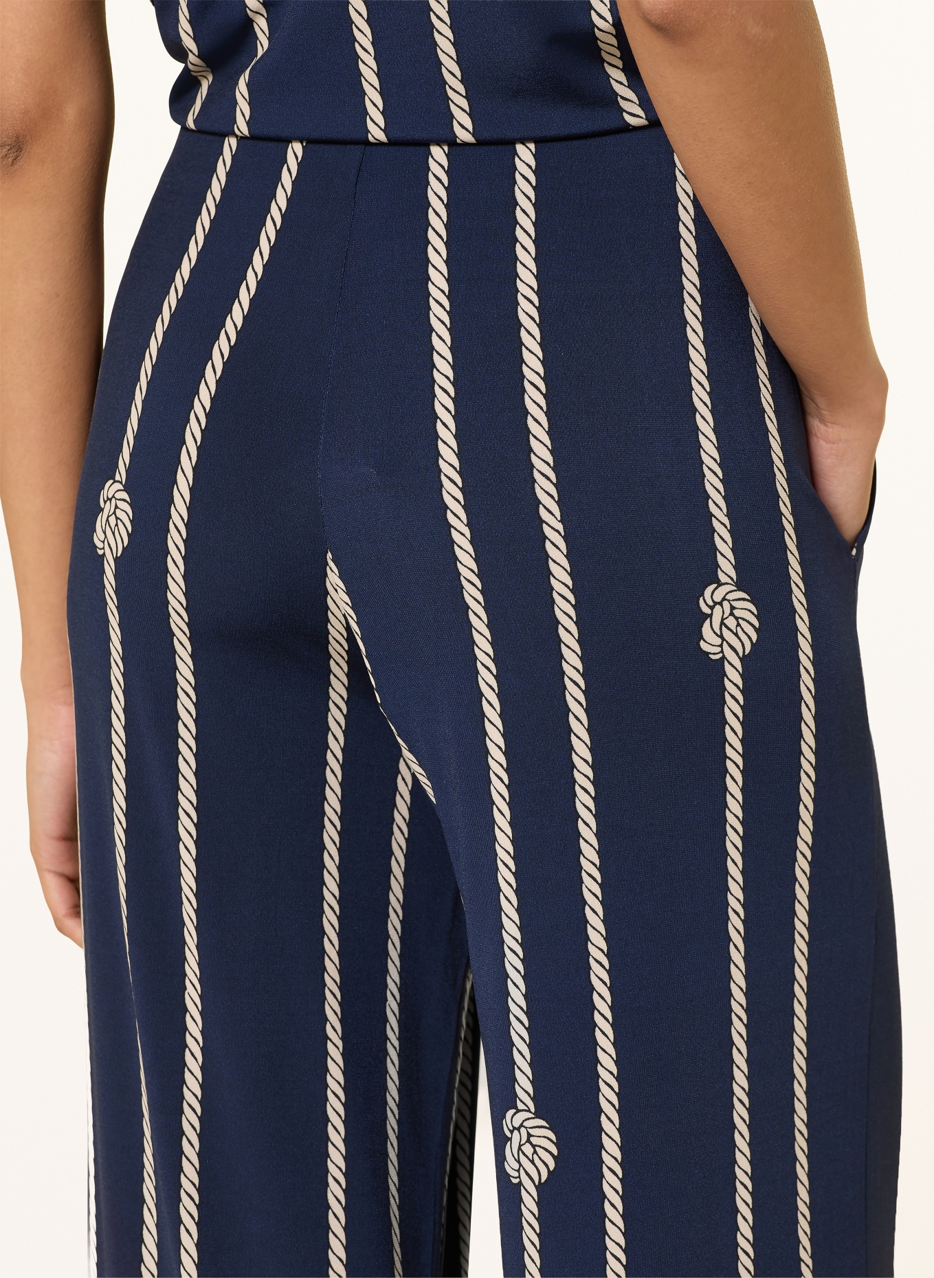 Miss Lagotte Spódnico-spodnie: GRANATOWY / BEŻOWY