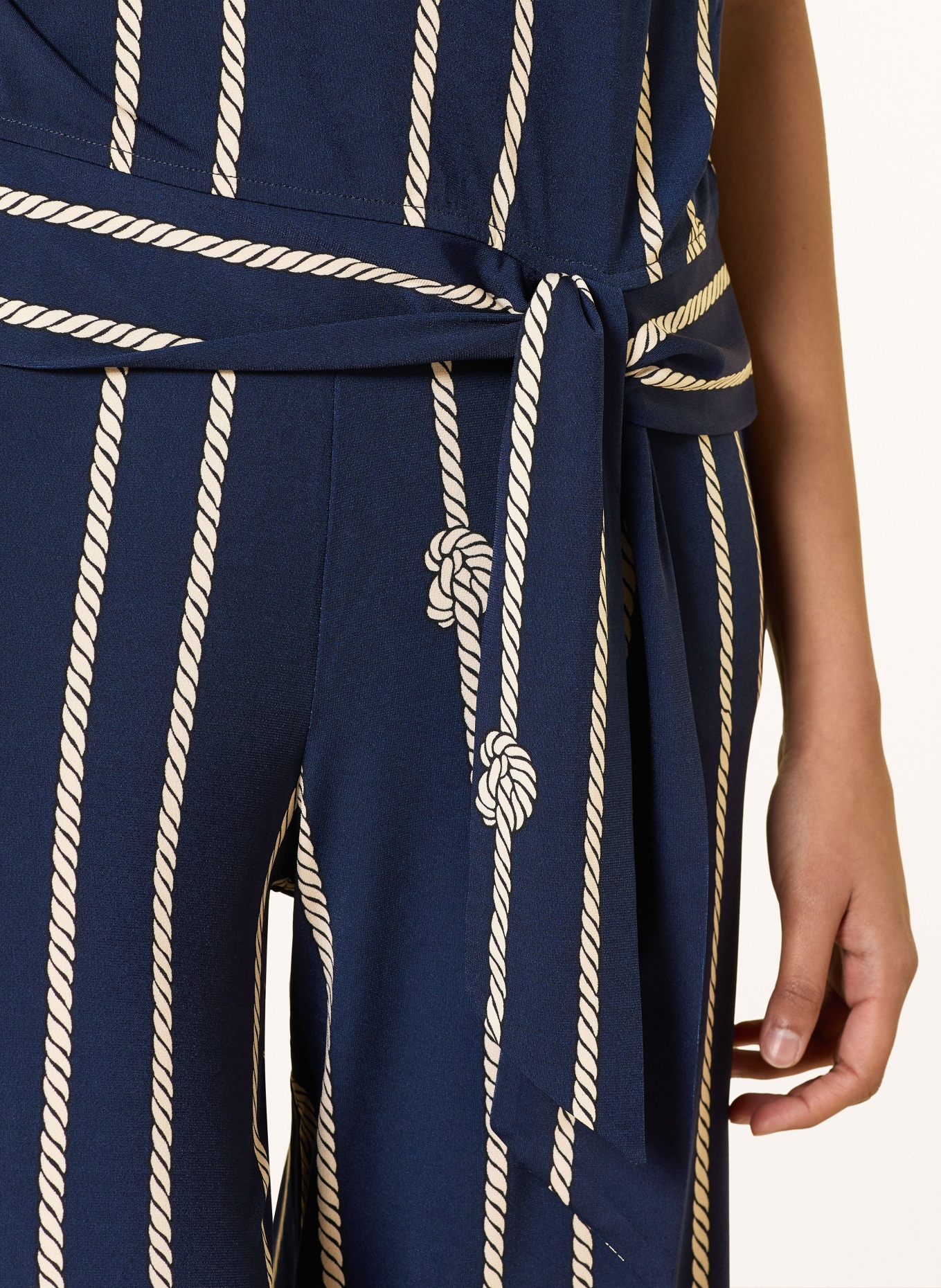 Miss Lagotte Blusenshirt: DUNKELBLAU / WEISS