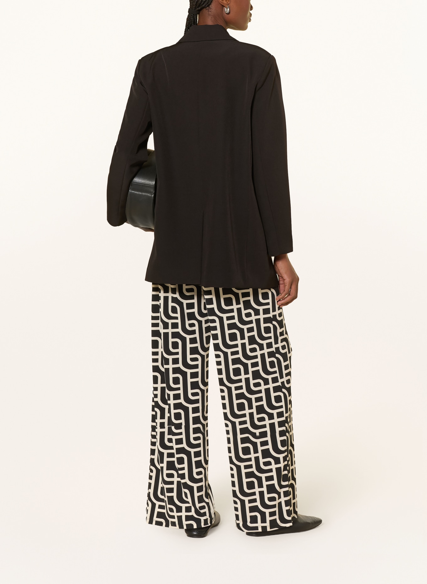 Miss Lagotte marlene pants: BLACK / ECRU