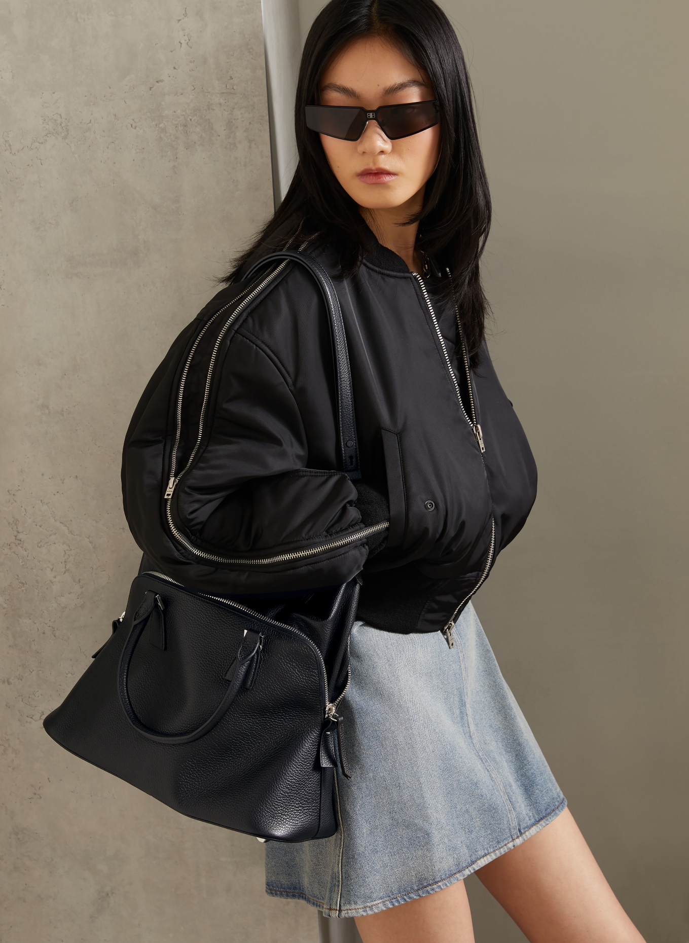 Maison Margiela Handtas 5AC SOFT: ZWART