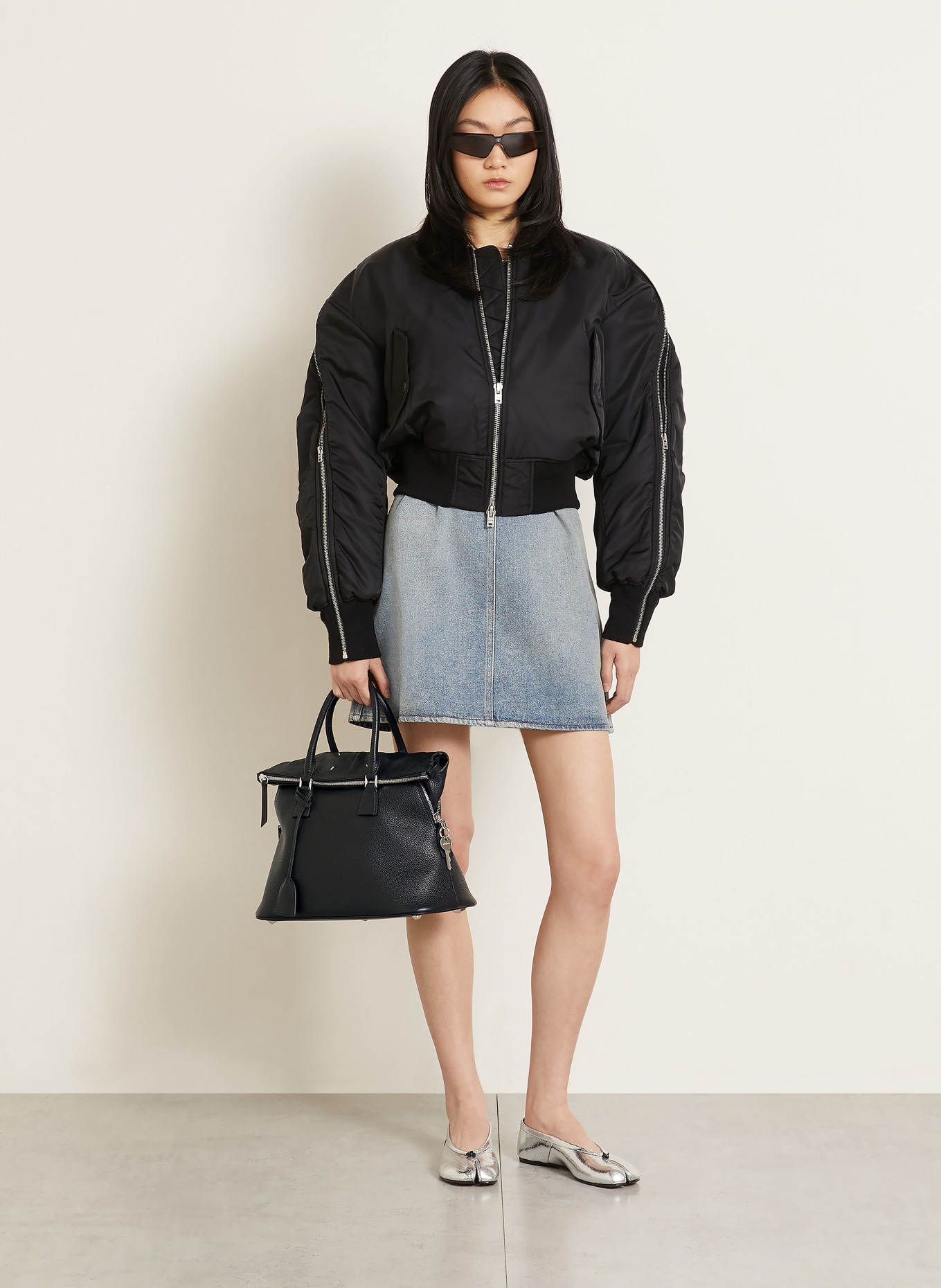 Maison Margiela Handtas 5AC SOFT: ZWART