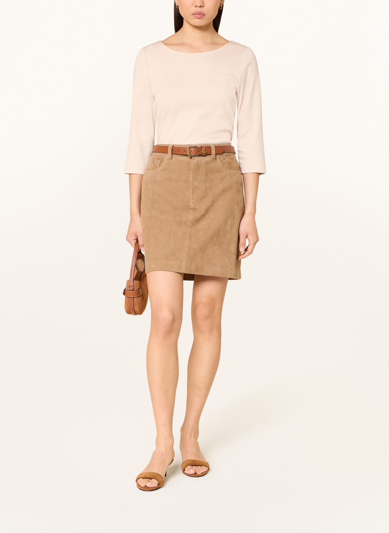 ZAÍDA Tričko s 3/4 rukávem: BÉŽOVÁ