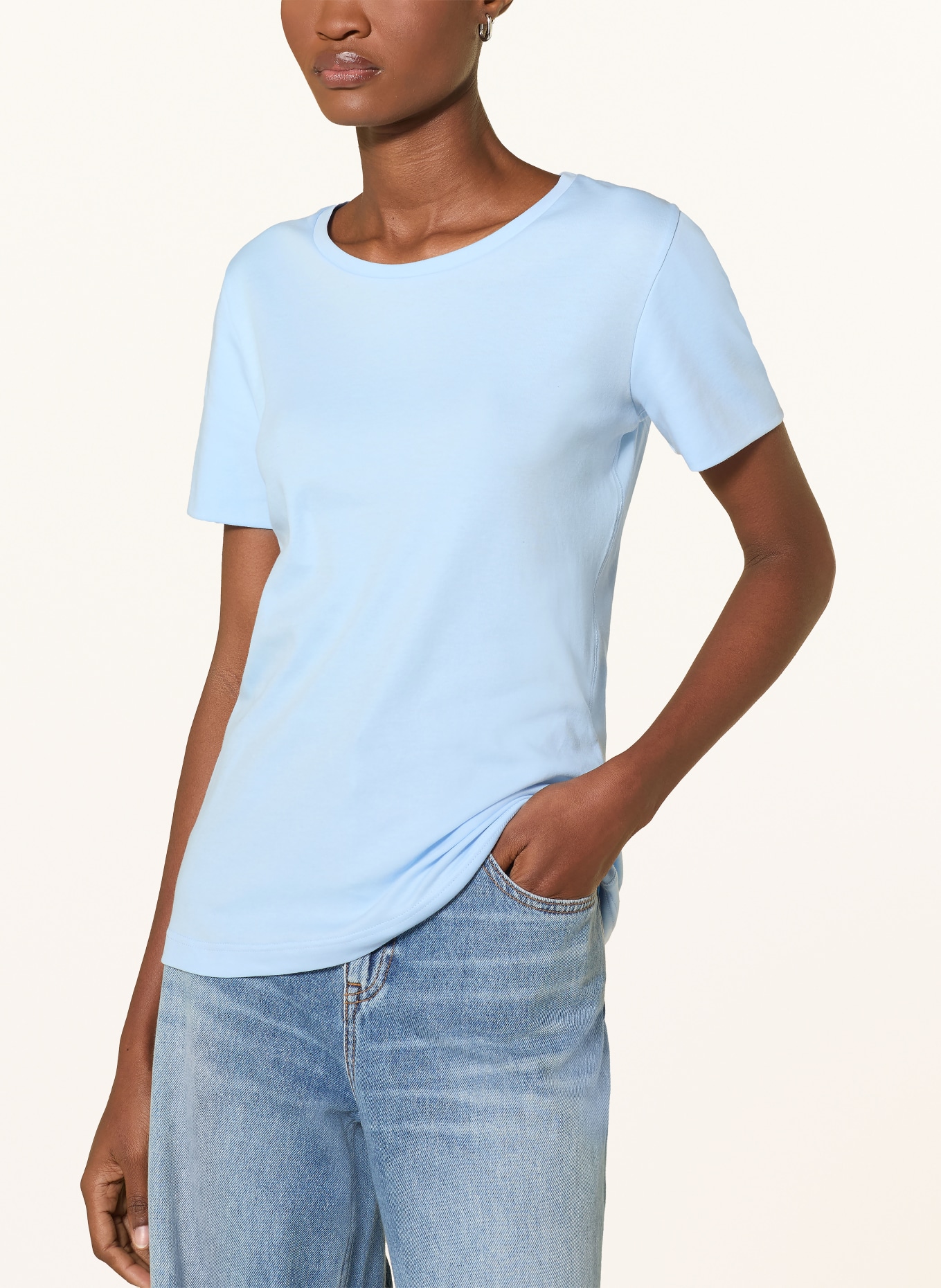 ZAÍDA T-shirt: LIGHT BLUE