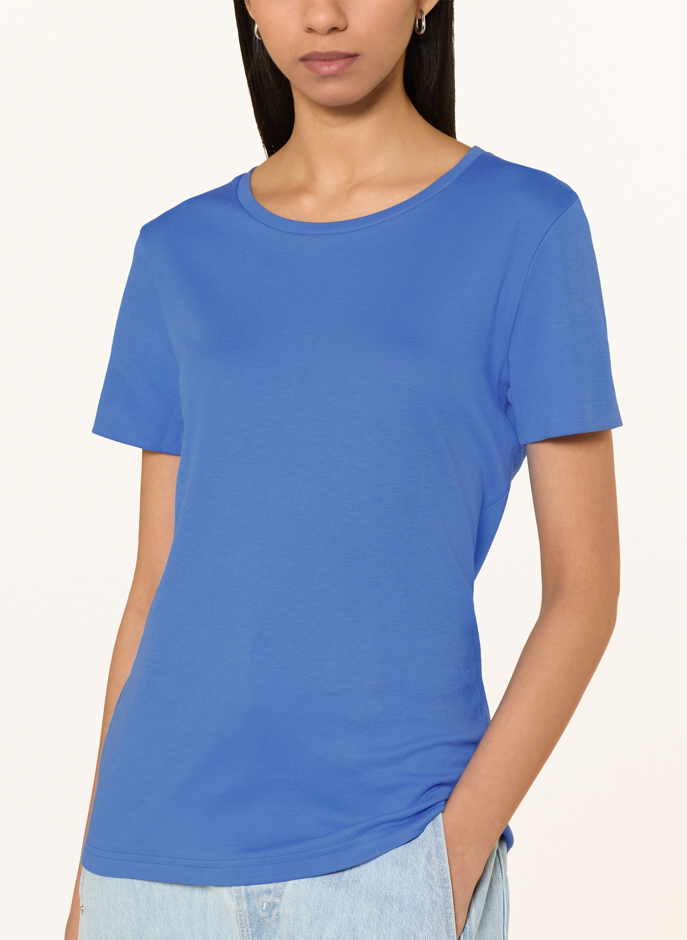 ZAÍDA T-shirt: BLAUW
