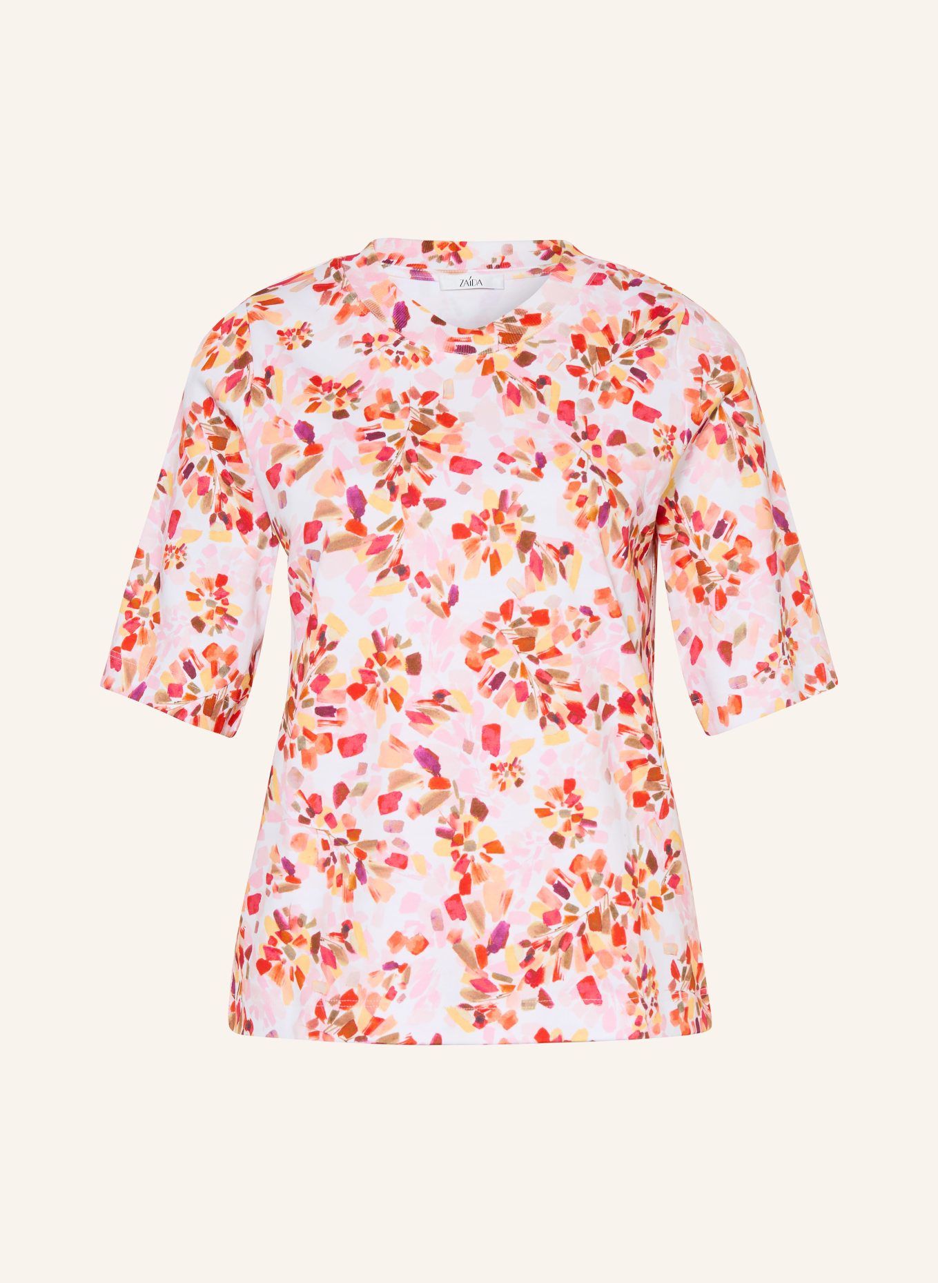 ZAÍDA tričko: ČERVENÁ / RŮŽOVÁ / ORANŽOVÁ