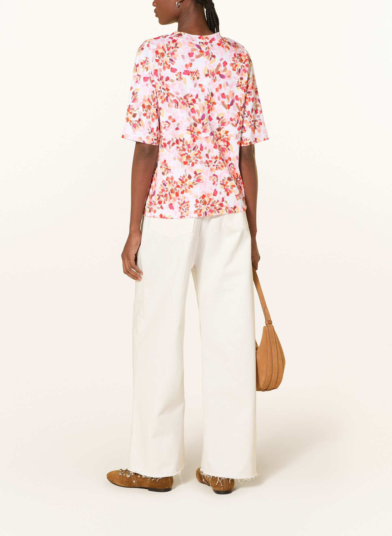 ZAÍDA tričko: ČERVENÁ / RŮŽOVÁ / ORANŽOVÁ