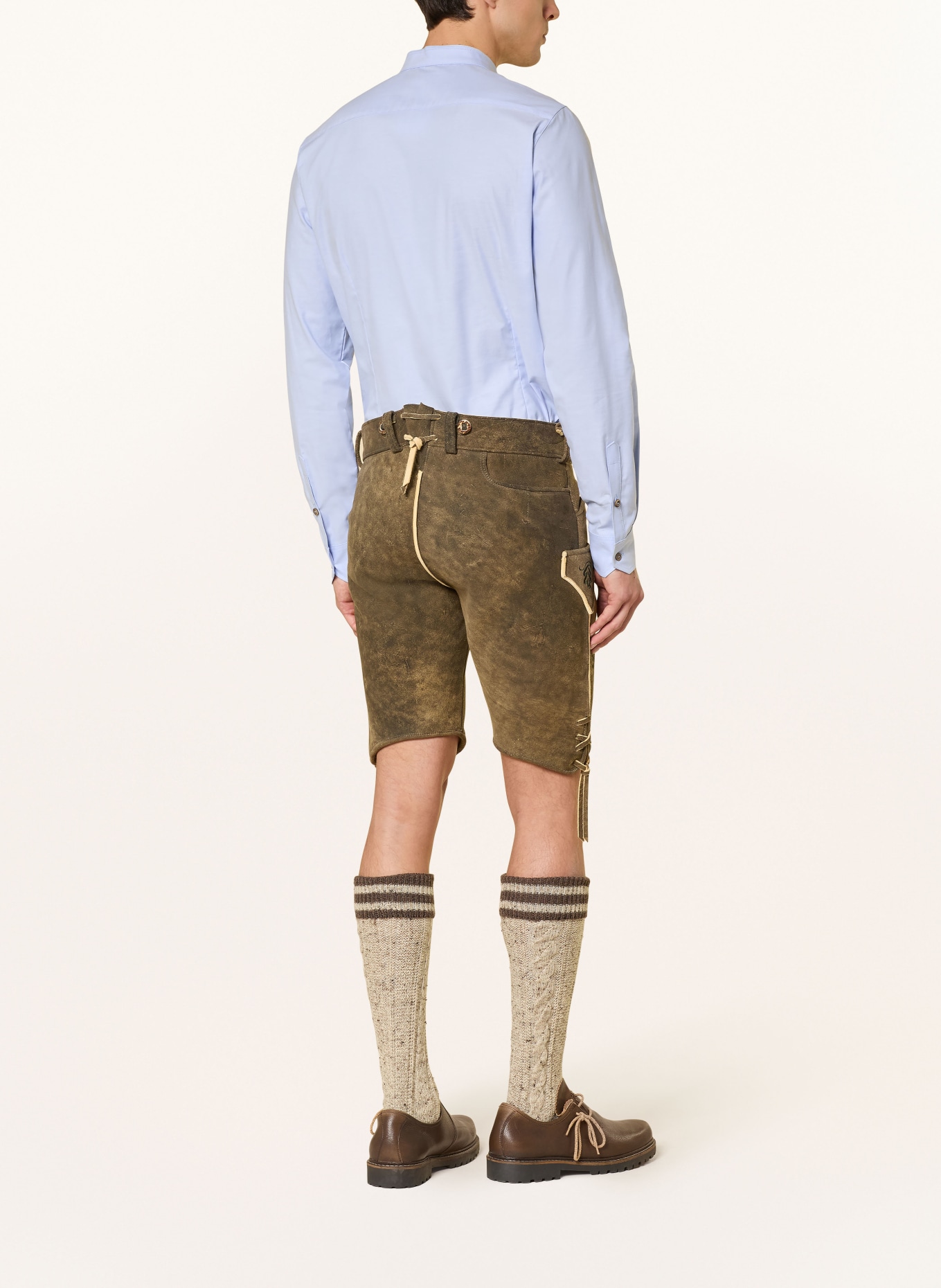 Grasegger Trachtenhemd KOPEKE Regular Fit mit Stehkragen: HELLBLAU