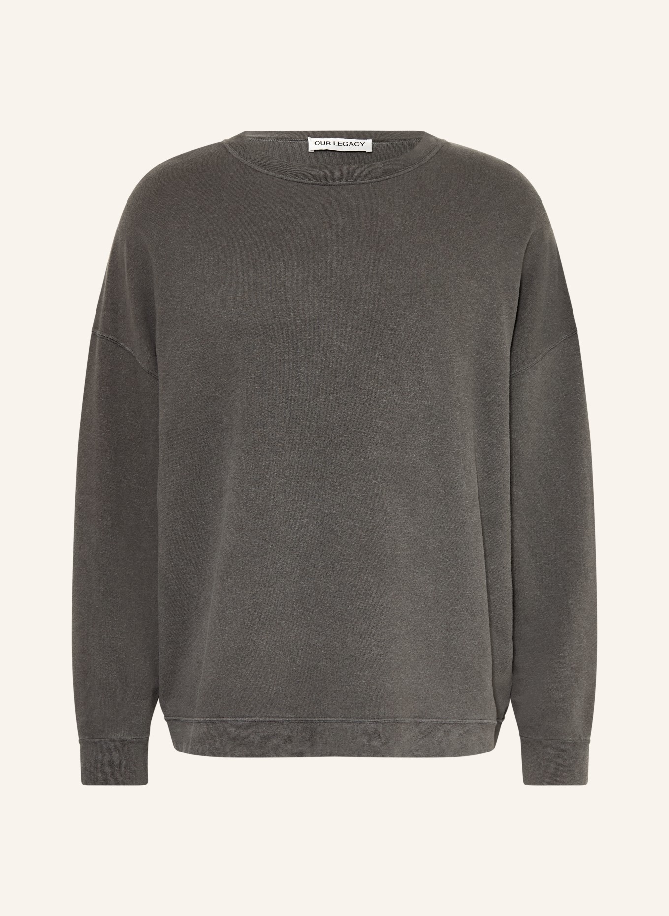 OUR LEGACY Oversized-Sweatshirt SLACK: DUNKELGRAU