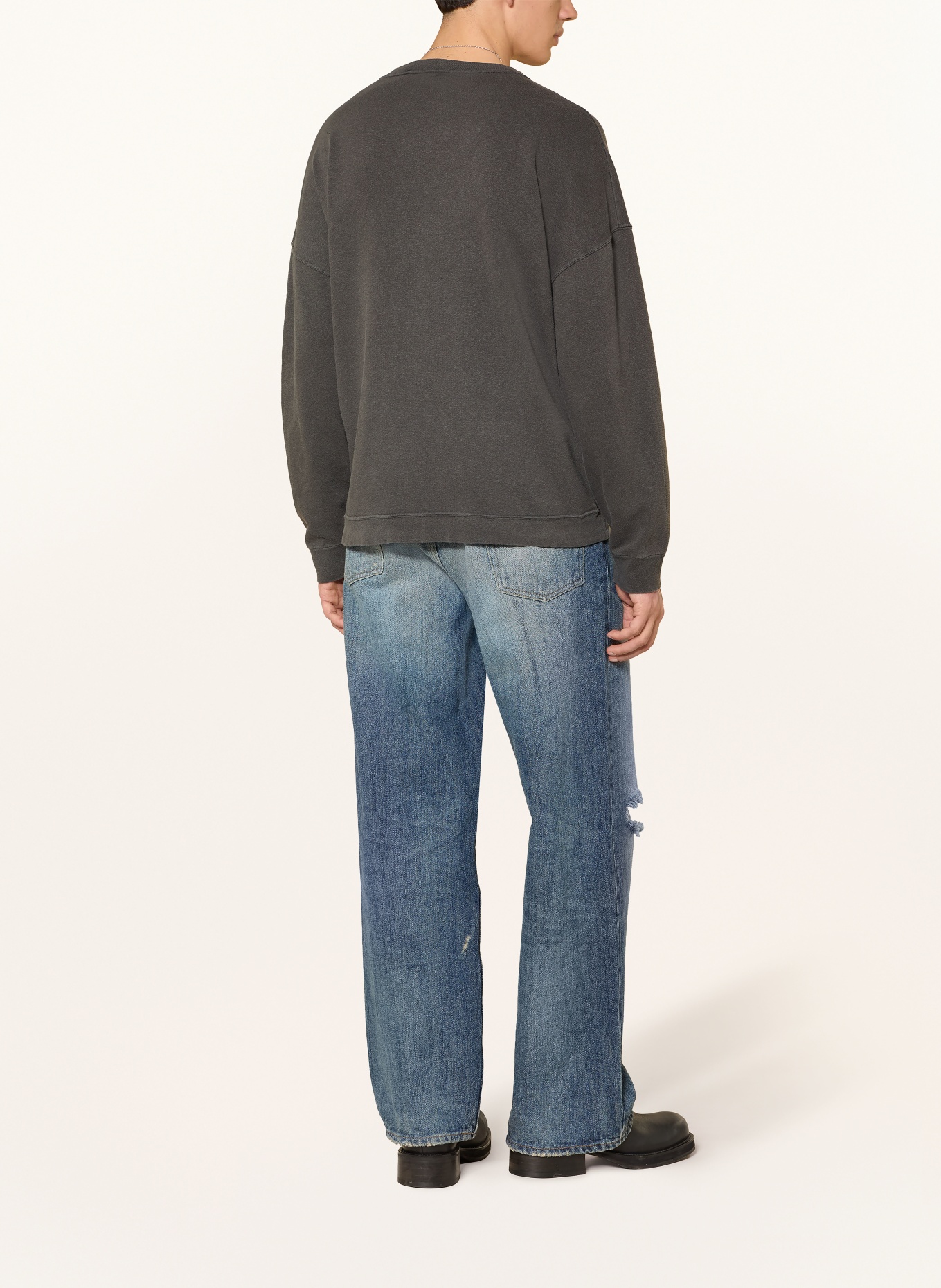 OUR LEGACY Oversized-Sweatshirt SLACK: DUNKELGRAU