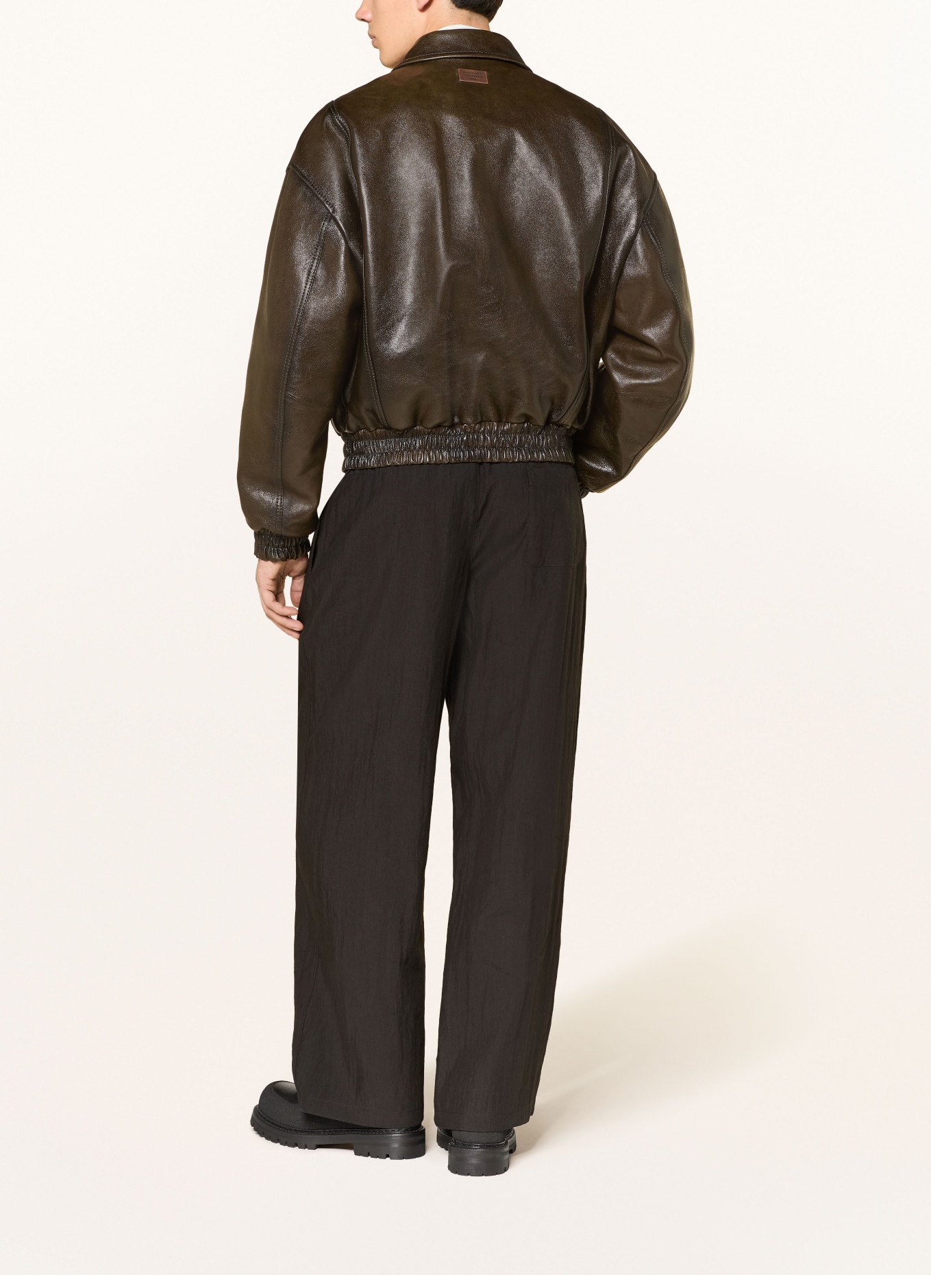 OUR LEGACY LEISURE Regular Fit pants: BLACK