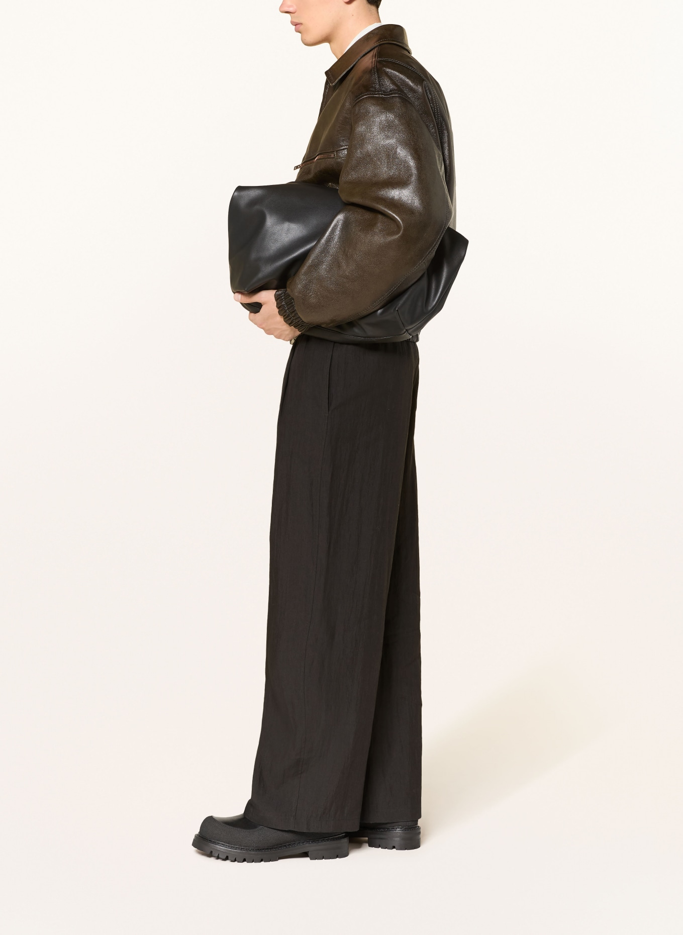 OUR LEGACY LEISURE Regular Fit pants: BLACK